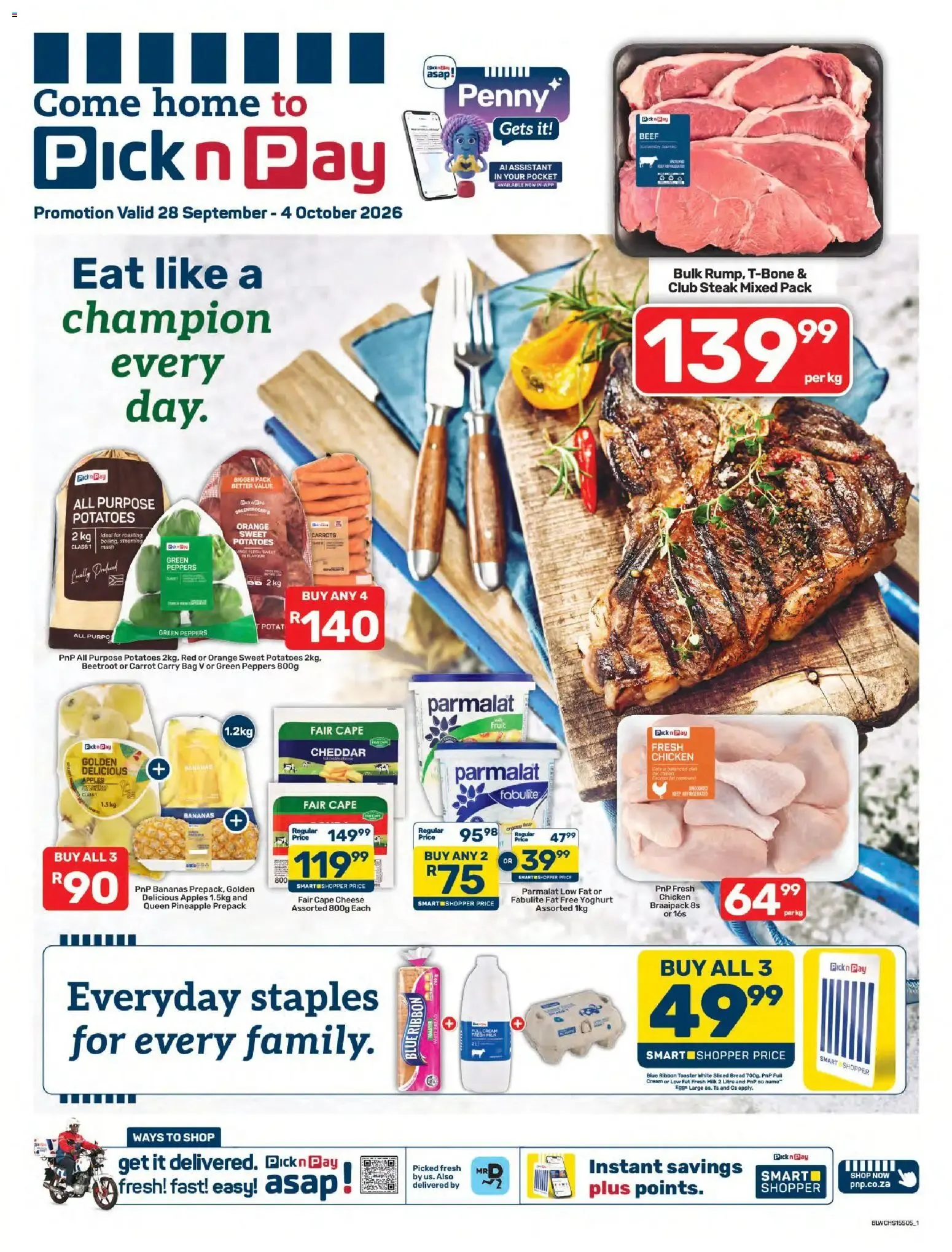 Pick n Pay: Promotion Valid 28 September - 4 October 2026