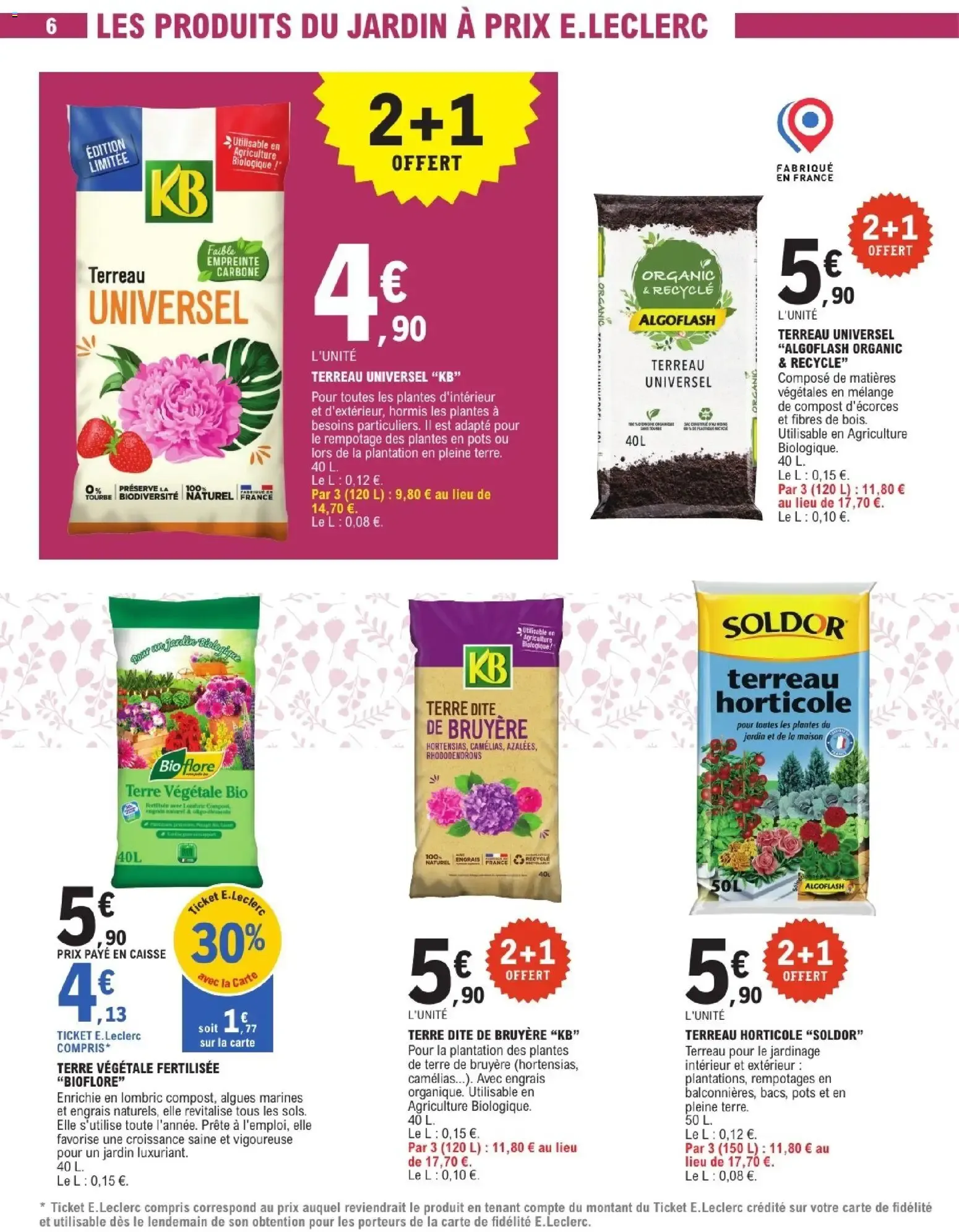 Brico E.Leclerc catalogue Jardin à partir du 22/09/2026 - promo en ligne du 22 septembre au 3 octobre 2026 - Catalogue page 6