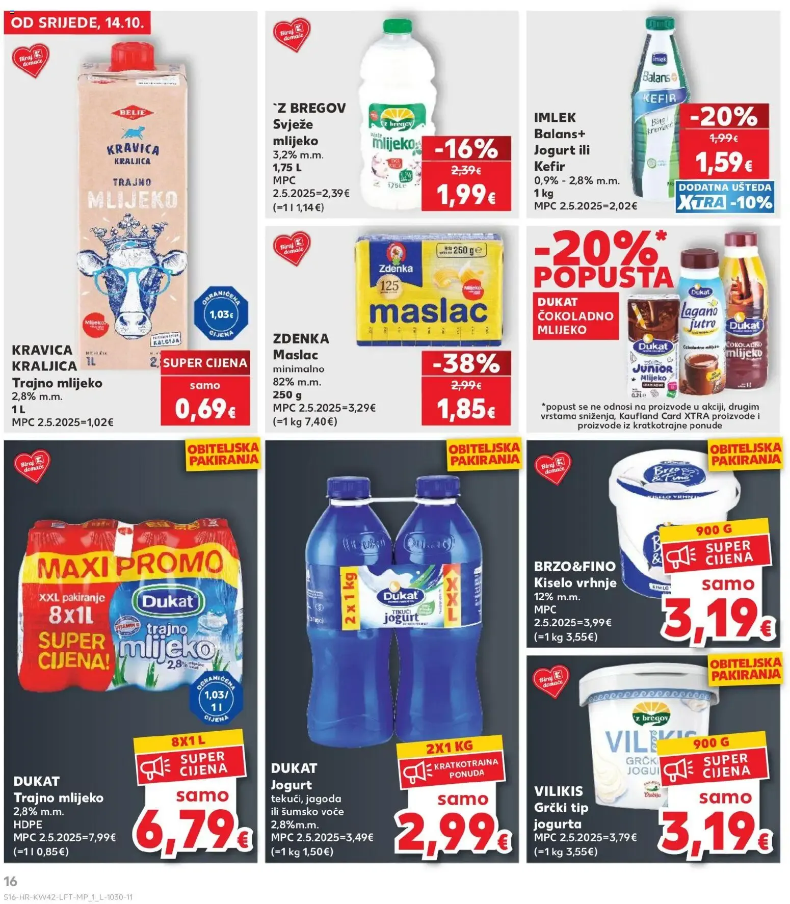 Katalog Kaufland Katalog novi od 14.10.2026 na listanje > letak digitalni od 14. listopada do 20. listopada 2026. - Pregled Stranica 16