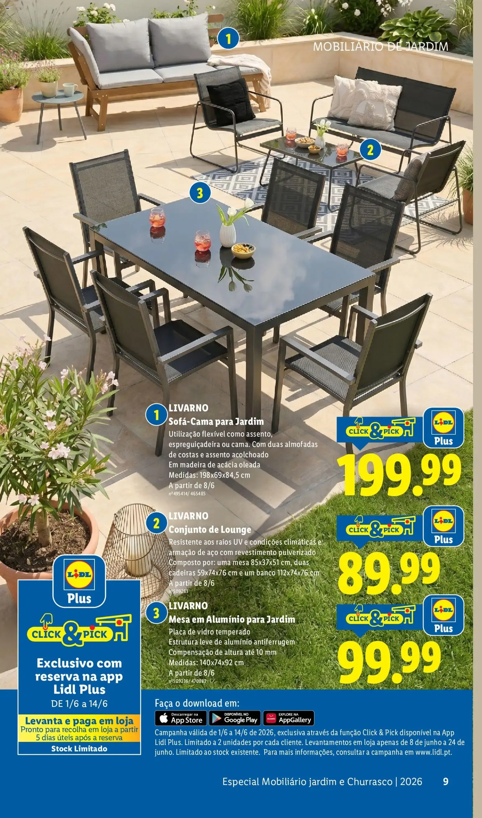 Folheto Lidl Folheto Especial Jardim » de 01/06/2026 - 31/08/2026 de 1 de junho até 31 de agosto 2026 - Pagina 9
