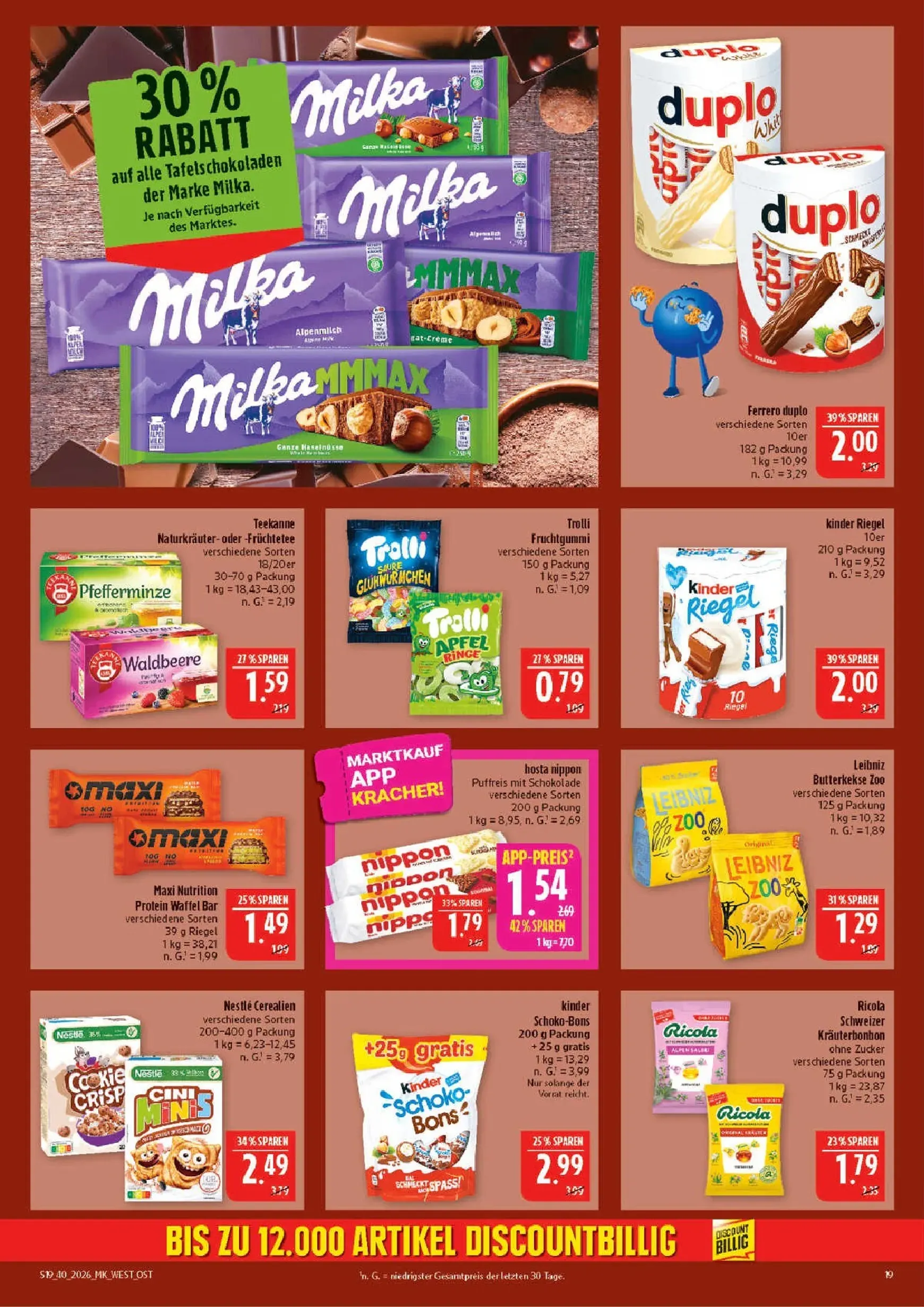 Marktkauf Prospekt nächste Woche – von Montag 28.09.2026 bis Freitag 02.10.2026 von 28. September bis 2. Oktober 2026 - Prospekt seite 19
