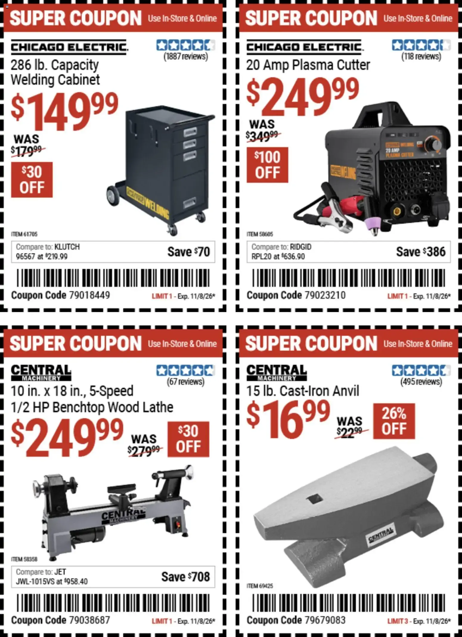 Weekly ad Harbor Freight Weekly Ad (10/26 - 11/08 2026) - Flyer from October 26 to November 8 2026 - Page 11