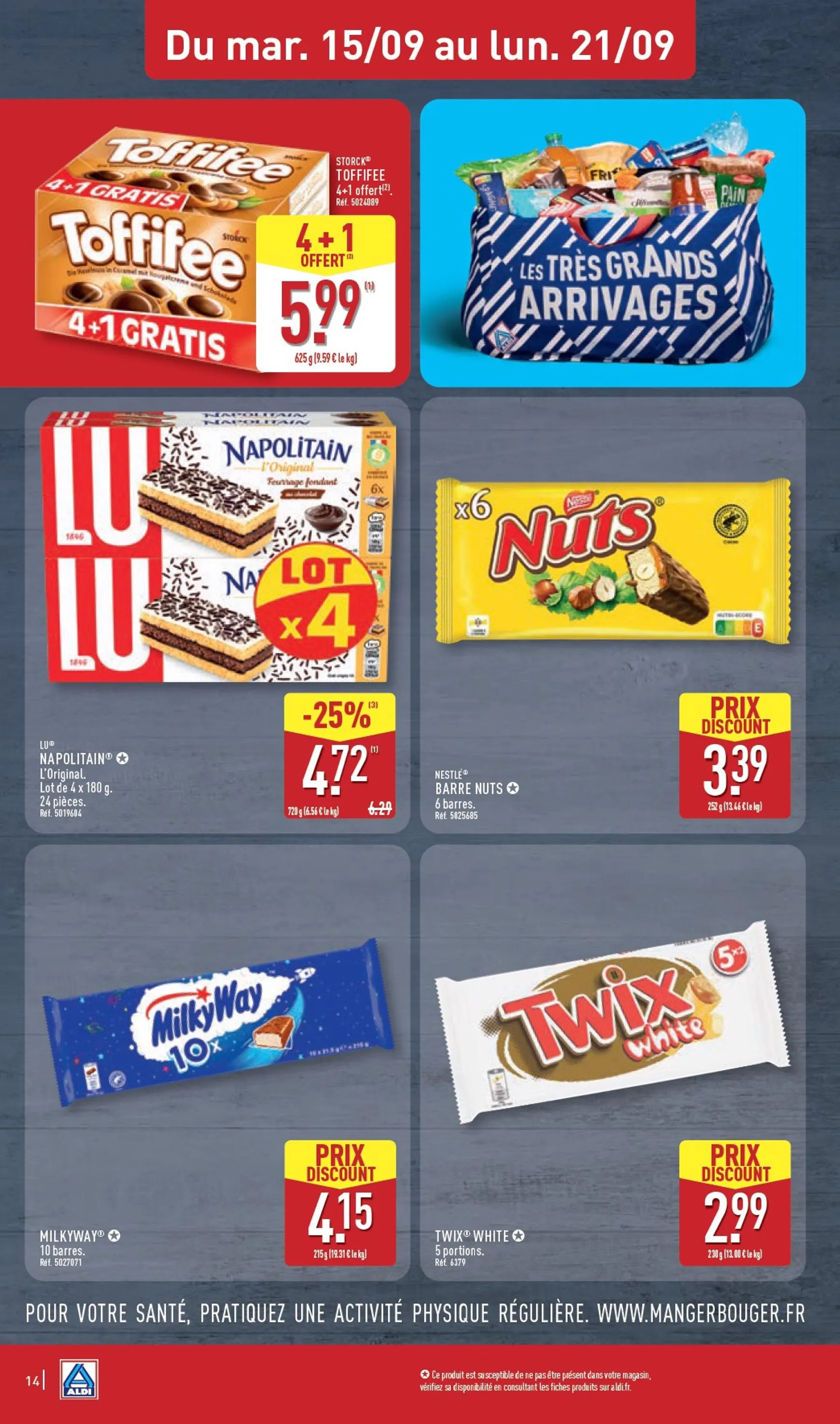 ALDI: Les Très Grands Arrivages du 15 septembre au 21 septembre 2026 - Catalogue page 16