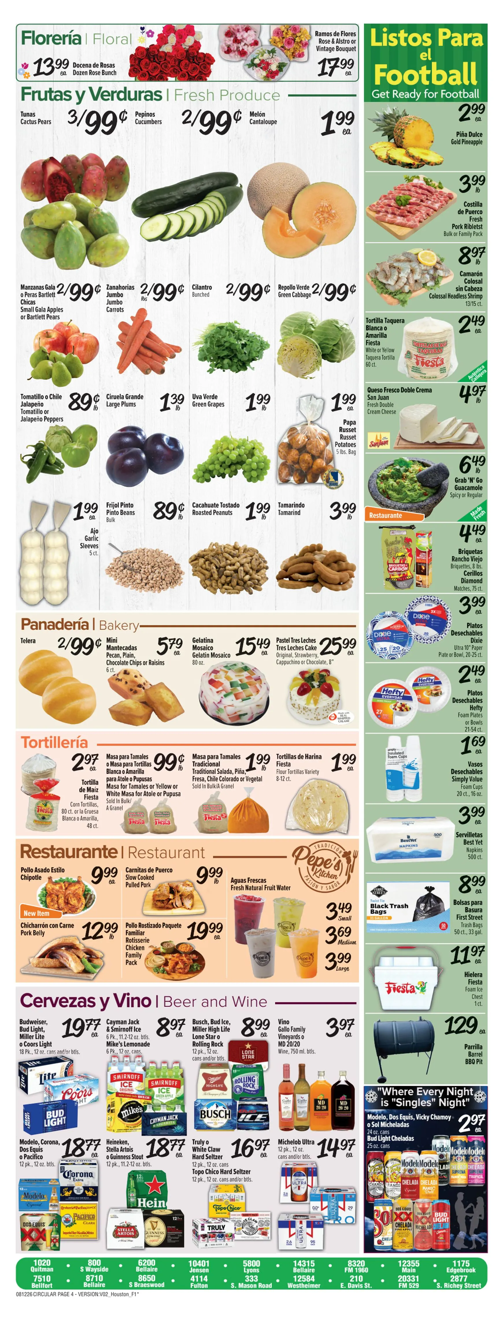 Weekly ad Current Fiesta Mart leaflet valid from Wednesday 08/12/2026 to Tuesday 08/18/2026 from August 12 to August 18 2026 - Page 4