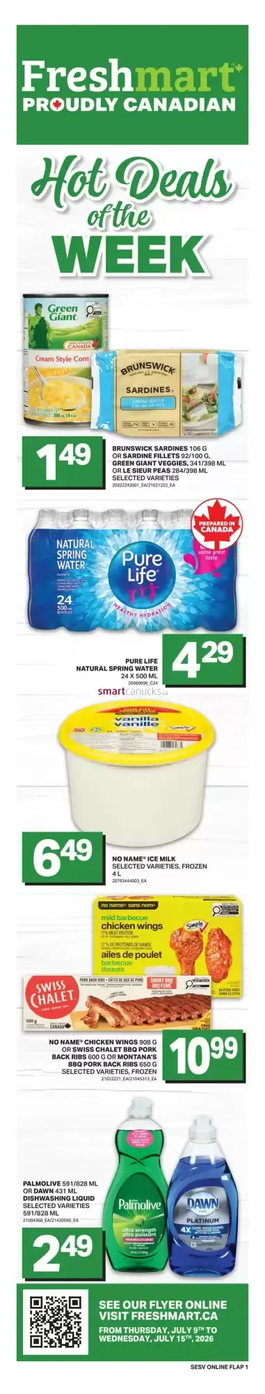 Freshmart flyer week 28 from July 9 to July 15 2026 - flyer page 1