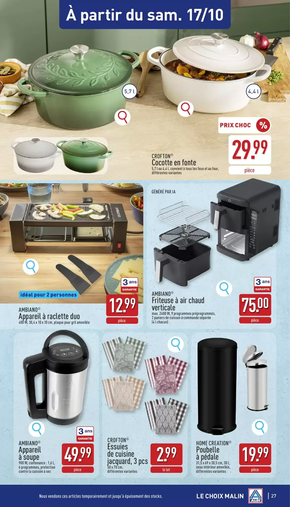 ALDI LE CHOIX MALIN van 12 oktober tot 17 oktober 2026 - folder pagina 27