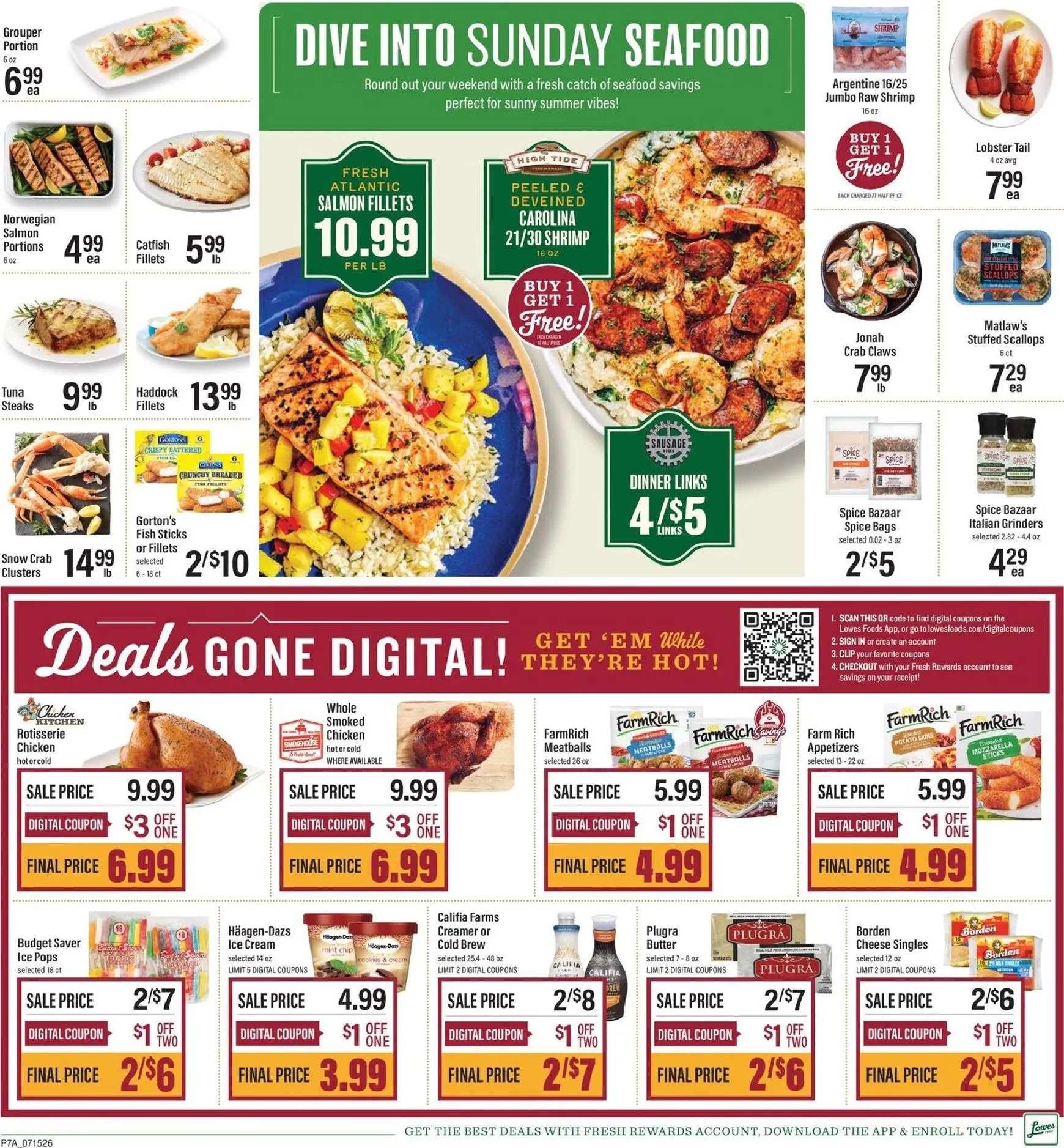 Weekly ad Current Lowes Foods leaflet valid from Wednesday 07/15/2026 to Tuesday 07/21/2026 from July 15 to July 21 2026 - Page 12