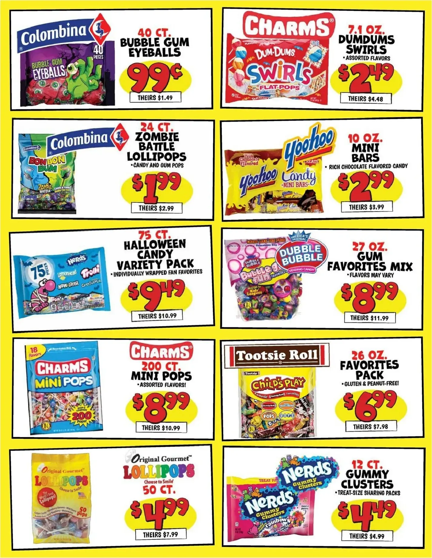 Weekly ad Current Ollie's - Halloween Candy Buyout leaflet valid from Monday 10/19/2026 to Monday 10/26/2026 from October 19 to October 26 2026 - Page 4