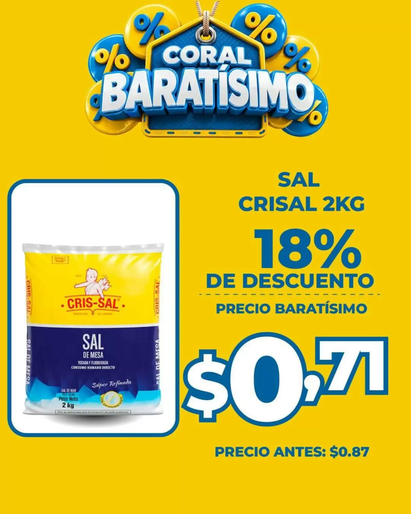 Catalogo de Coral Baratísimo - Sal Crisal 2kg 12 de octubre al 14 de octubre 2026 - Pag 1