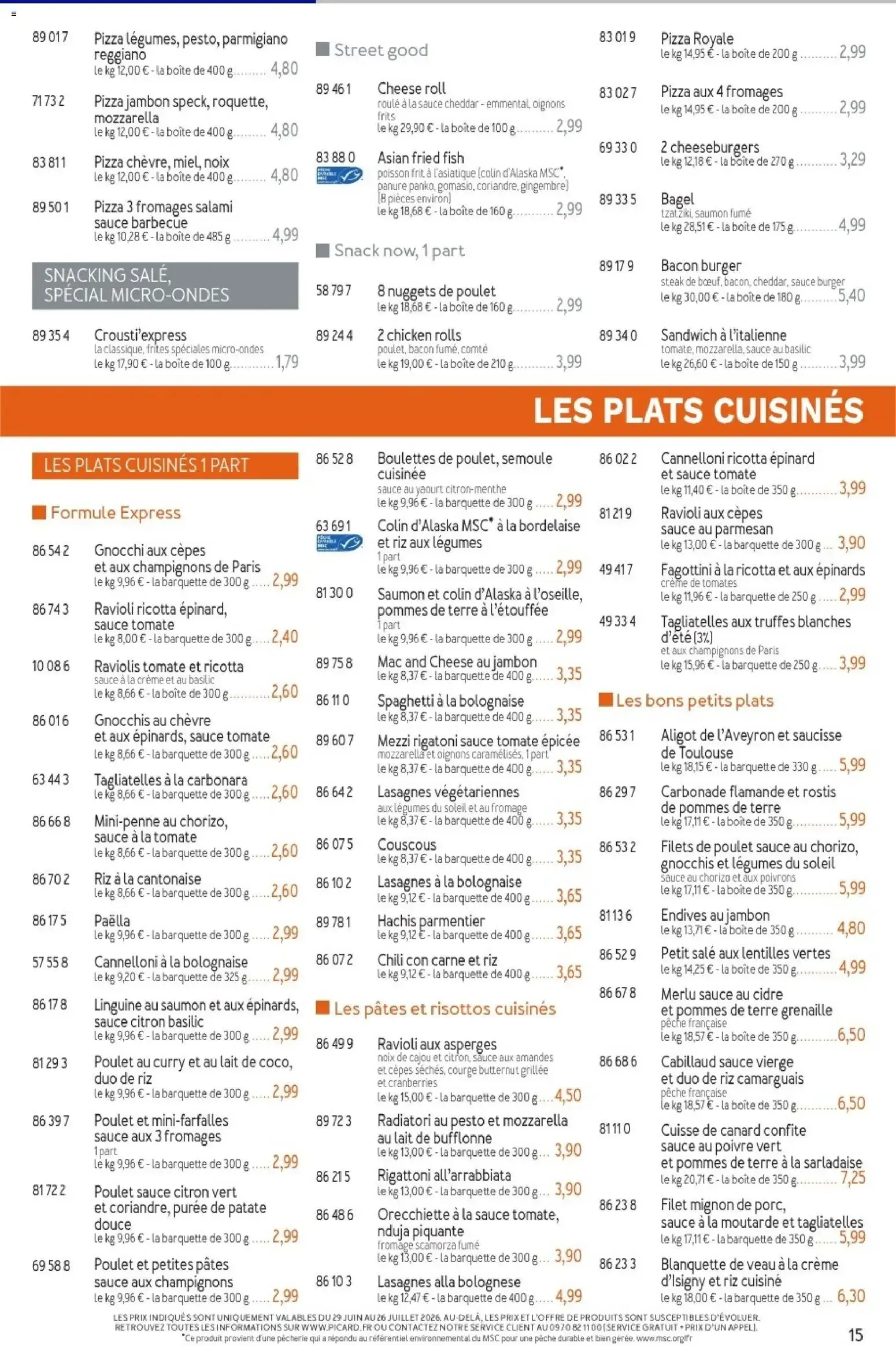Picard - Catalogue Trimestriel à partir du 29/06/2026 - promo en ligne du 29 juin au 13 septembre 2026 - Catalogue page 14
