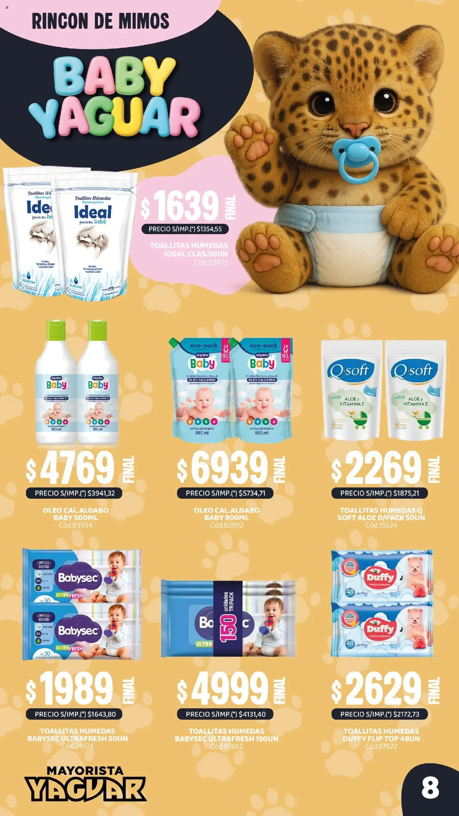 Ofertas de Yaguar - Todo Para Tu Bebe del 21/09/2026 - 04/10/2026 21 de septiembre al 4 de octubre 2026 - Página 8 del catálogo