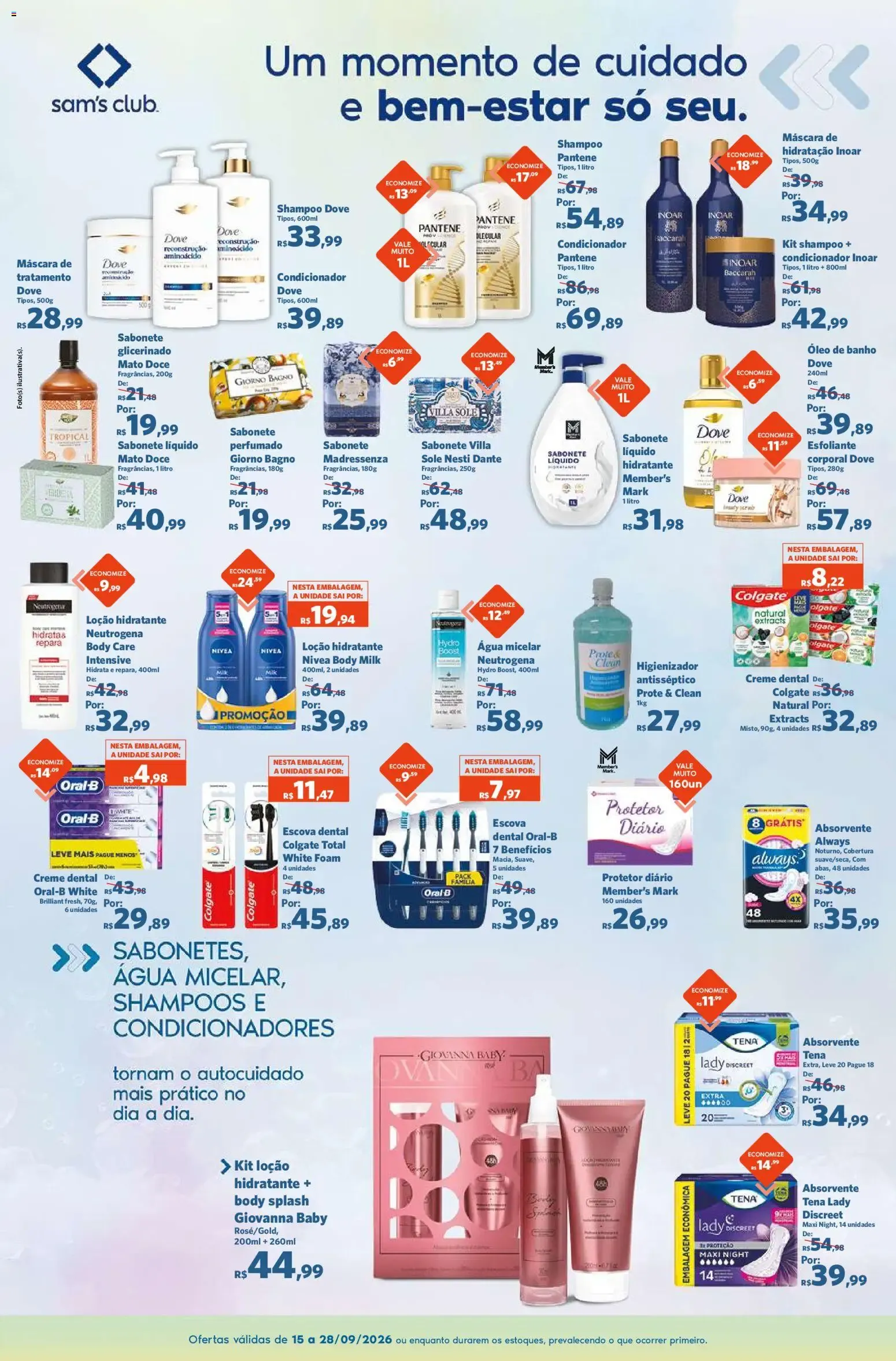 Encarte de Sam's Club ofertas Bebê de 15/09/2026 | Promoções Online 15 de setembro até 28 de setembro 2026 - Pagina 9