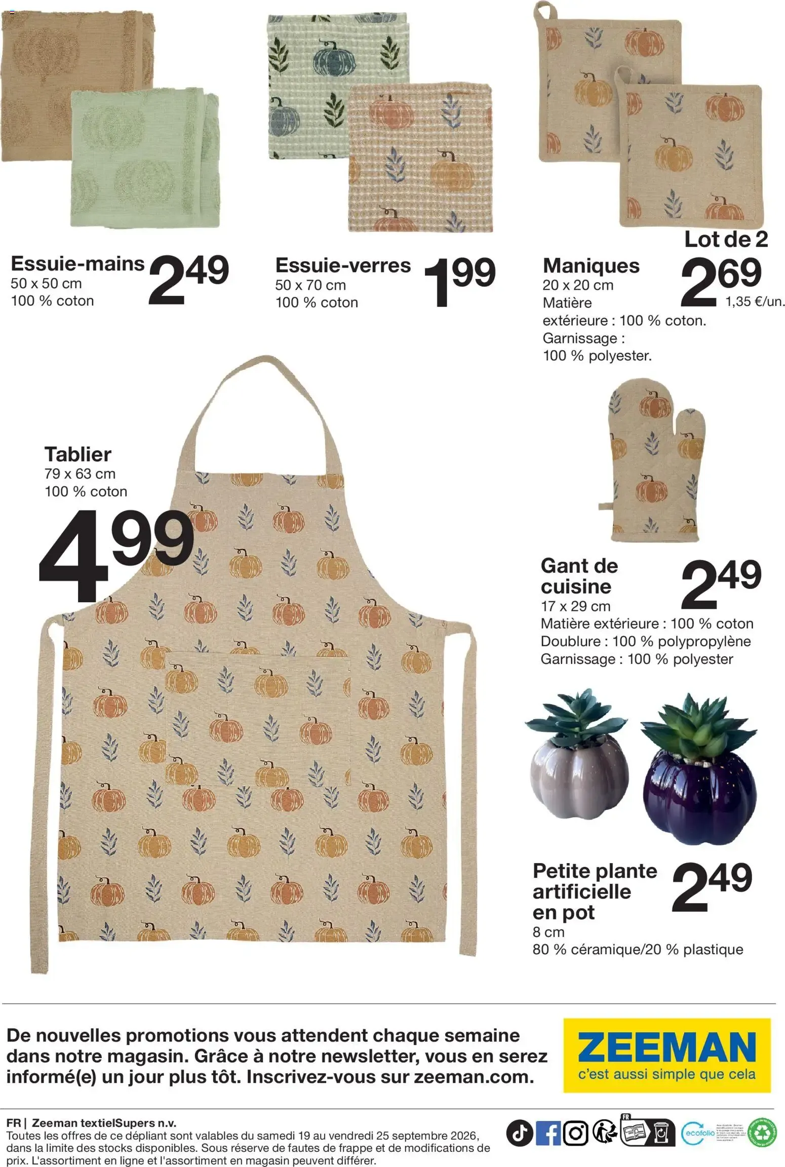 Catalogue Zeeman HALLOWEEN 2026 » Prospectus, promo du 19 septembre au 25 septembre 2026 - Catalogue page 16