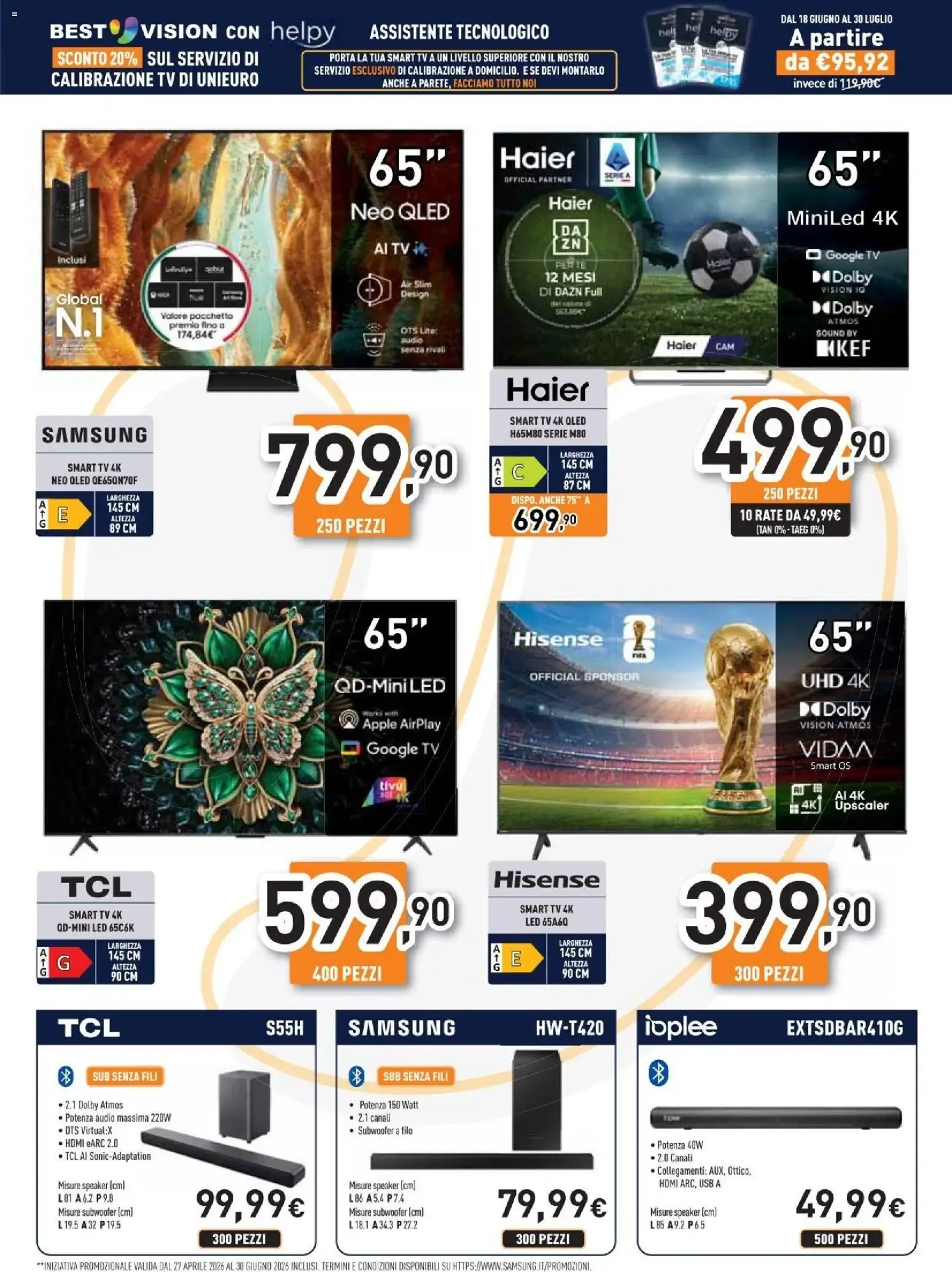 Unieuro Summer Black Friday da 26 giugno a 30 giugno di 2026 - Pagina del volantino 4