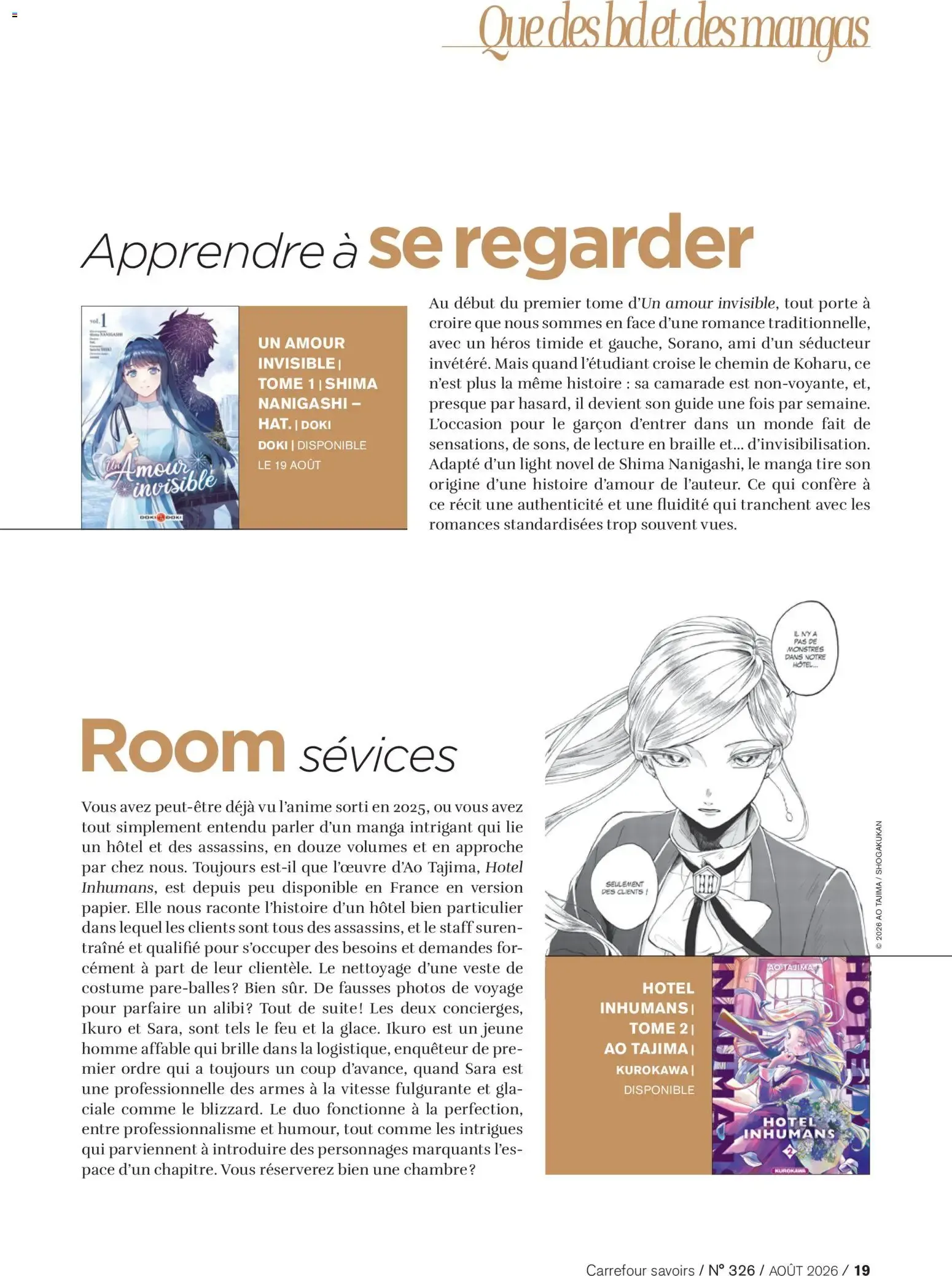 Carrefour SAVOIRS du 1 août au 31 août 2026 - Catalogue page 19