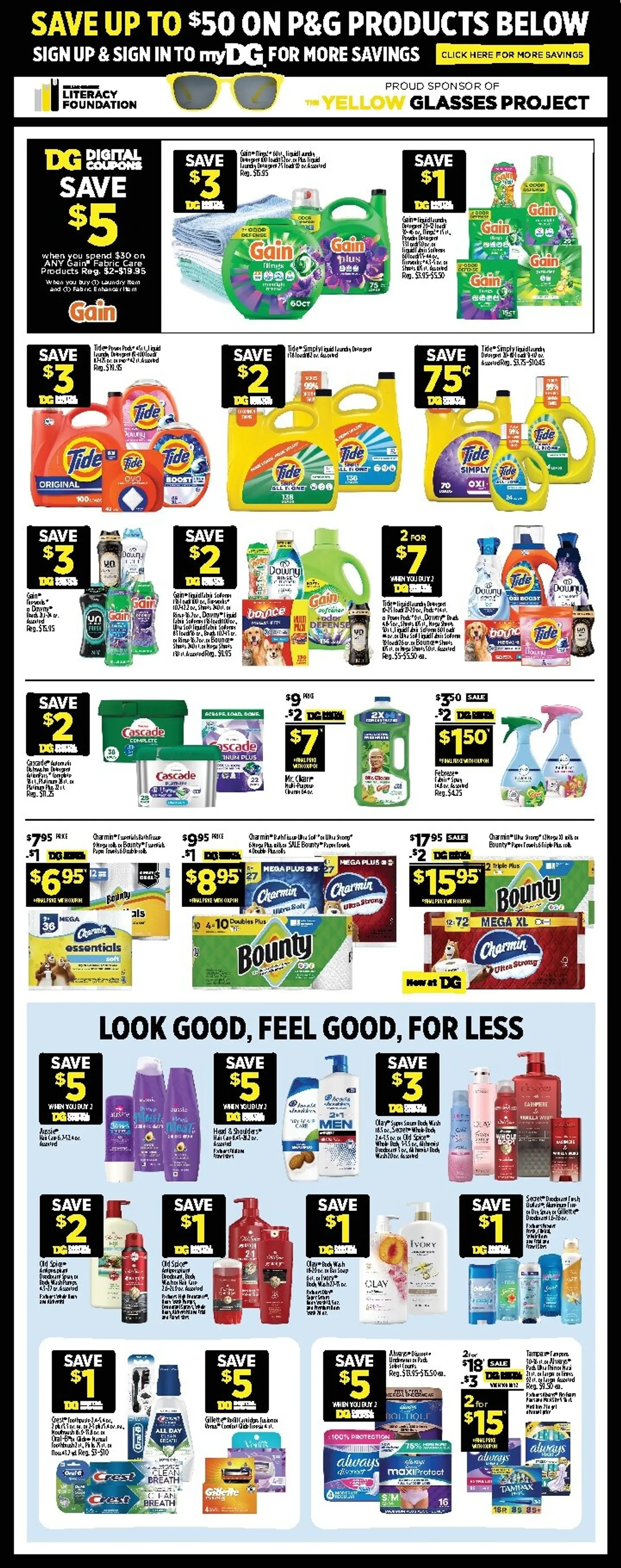 Weekly promotion Current Dollar General leaflet valid from Sunday 08/30/2026 to Saturday 09/05/2026 spanning from August 30 to September 5 2026 - Page 12 for Catalogue 365