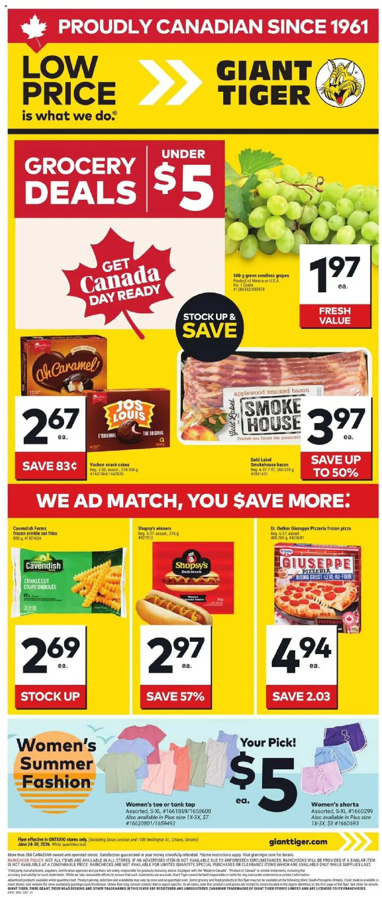 Giant Tiger Flyer | from Jun 24, 2026 | Weekly deals from June 24 to June 30 2026 - flyer page 1