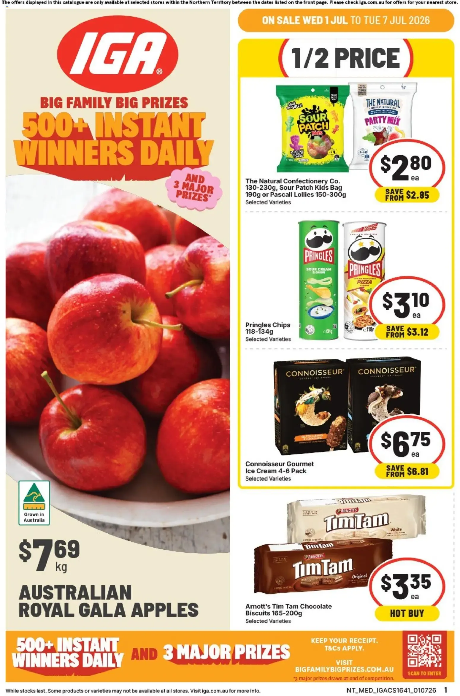 IGA Big Family Big Prizes - Catalogue valid from 1 July to 7 July 2026 - page 1
