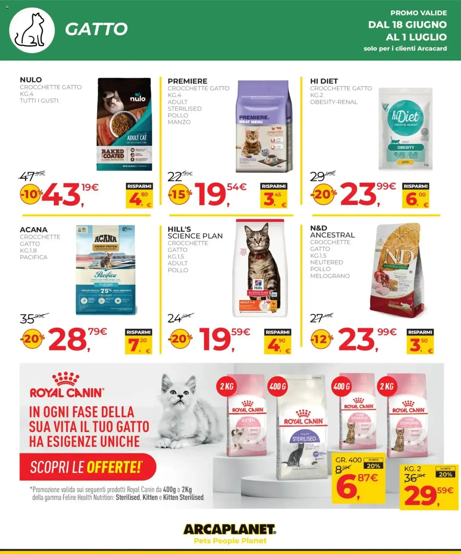 Arcaplanet Volantino Offerte Speciali da 18 giugno a 1 luglio di 2026 - Pagina del volantino 6