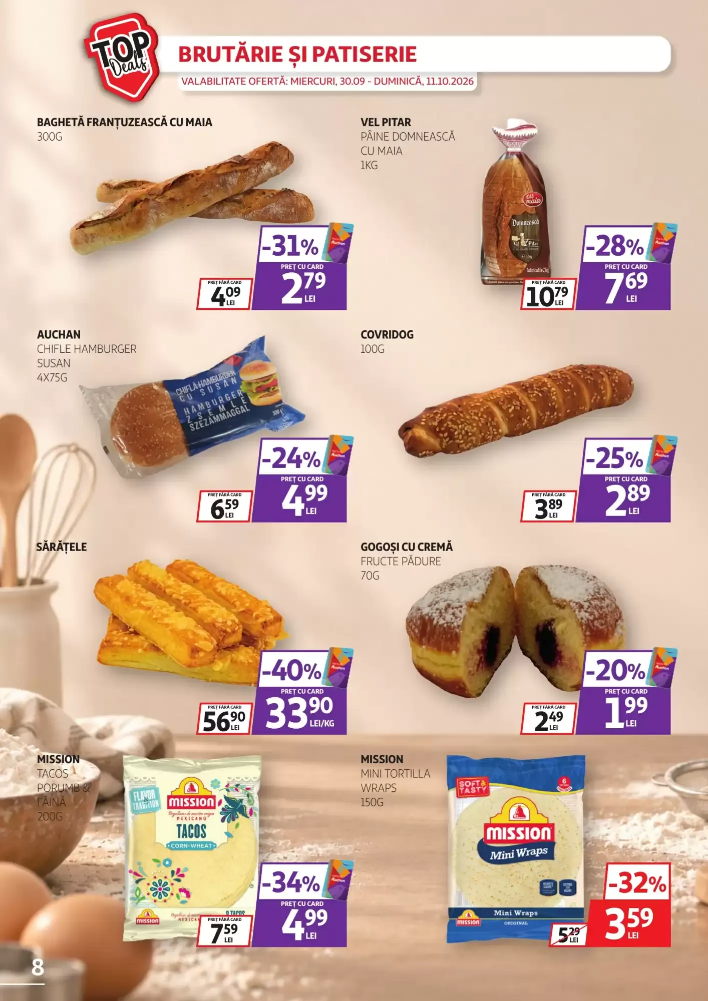 Catalog Catalog Auchan de la 30 septembrie până la 11 octombrie 2026 - Revista Pagina 8