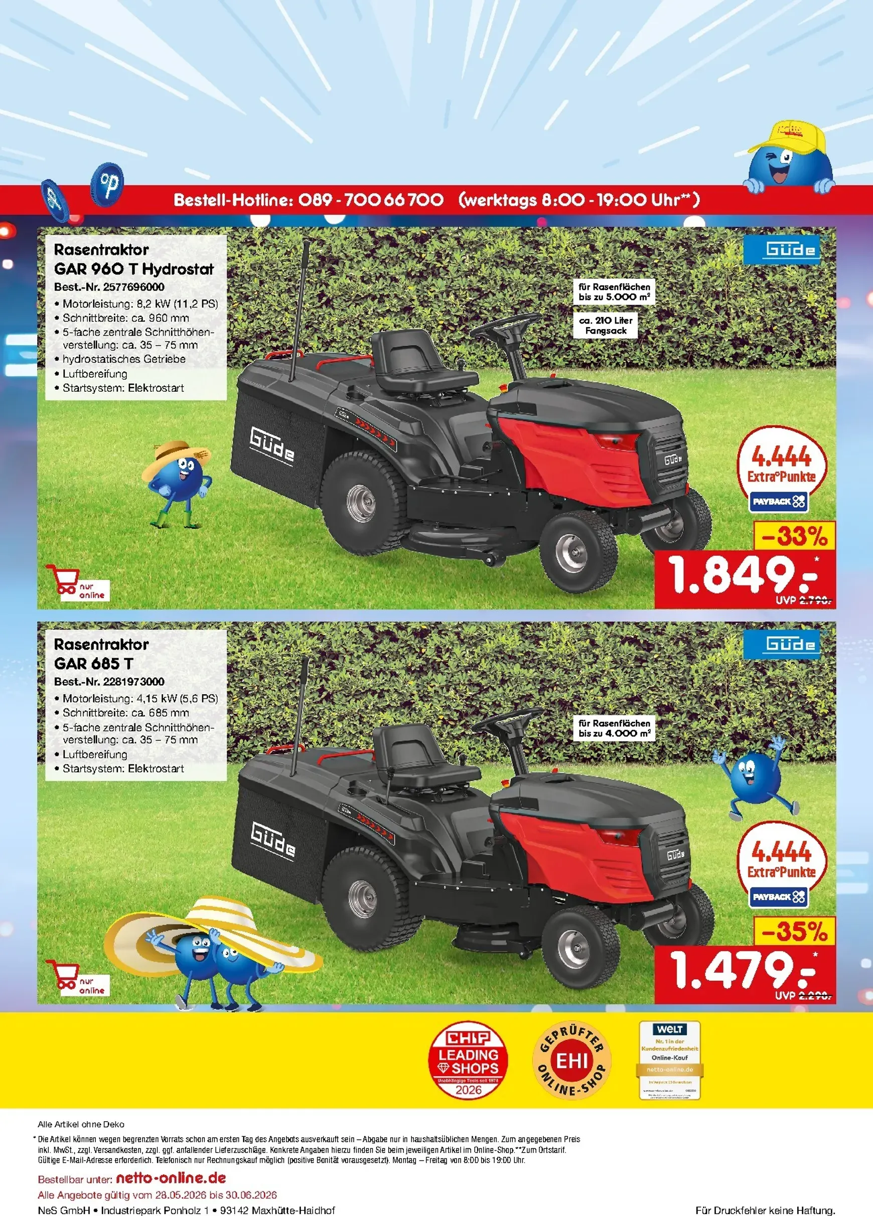 Netto Marken Discount - Online-Angebote Prospekt – von Montag 01.06.2026 bis Dienstag 30.06.2026 von 1. Juni bis 30. Juni 2026 - Prospekt seite 20