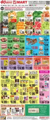 Weekly promotion Hmart weekly ad week 38 spanning from September 17 to September 23 2026 - Page 1 for Catalogue 365