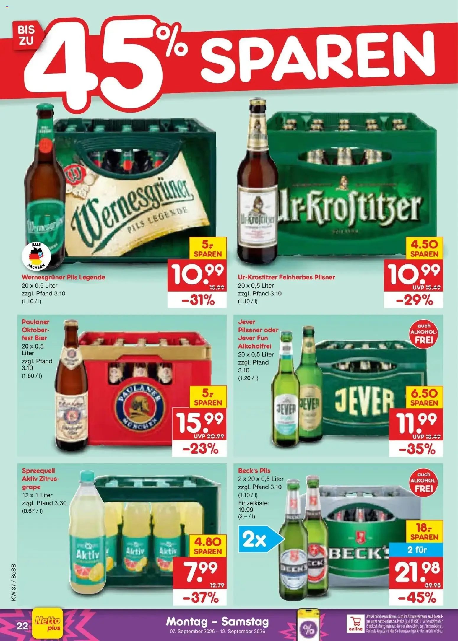 Netto Marken-Discount Prospekt Berlin-Prenzlauer Berg (ab 07.09.2026) » Angebote von 7. September bis 12. September 2026 - Prospekt seite 32