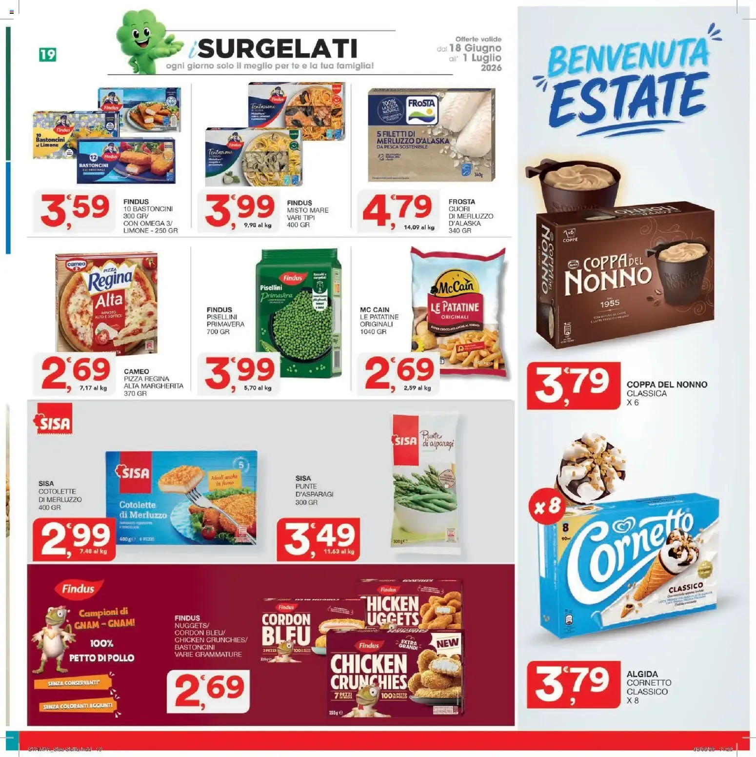 SISA - Offerte valide dal 18 Giugno all' 1 Luglio 2026 da 18 giugno a 1 luglio di 2026 - Pagina del volantino 19