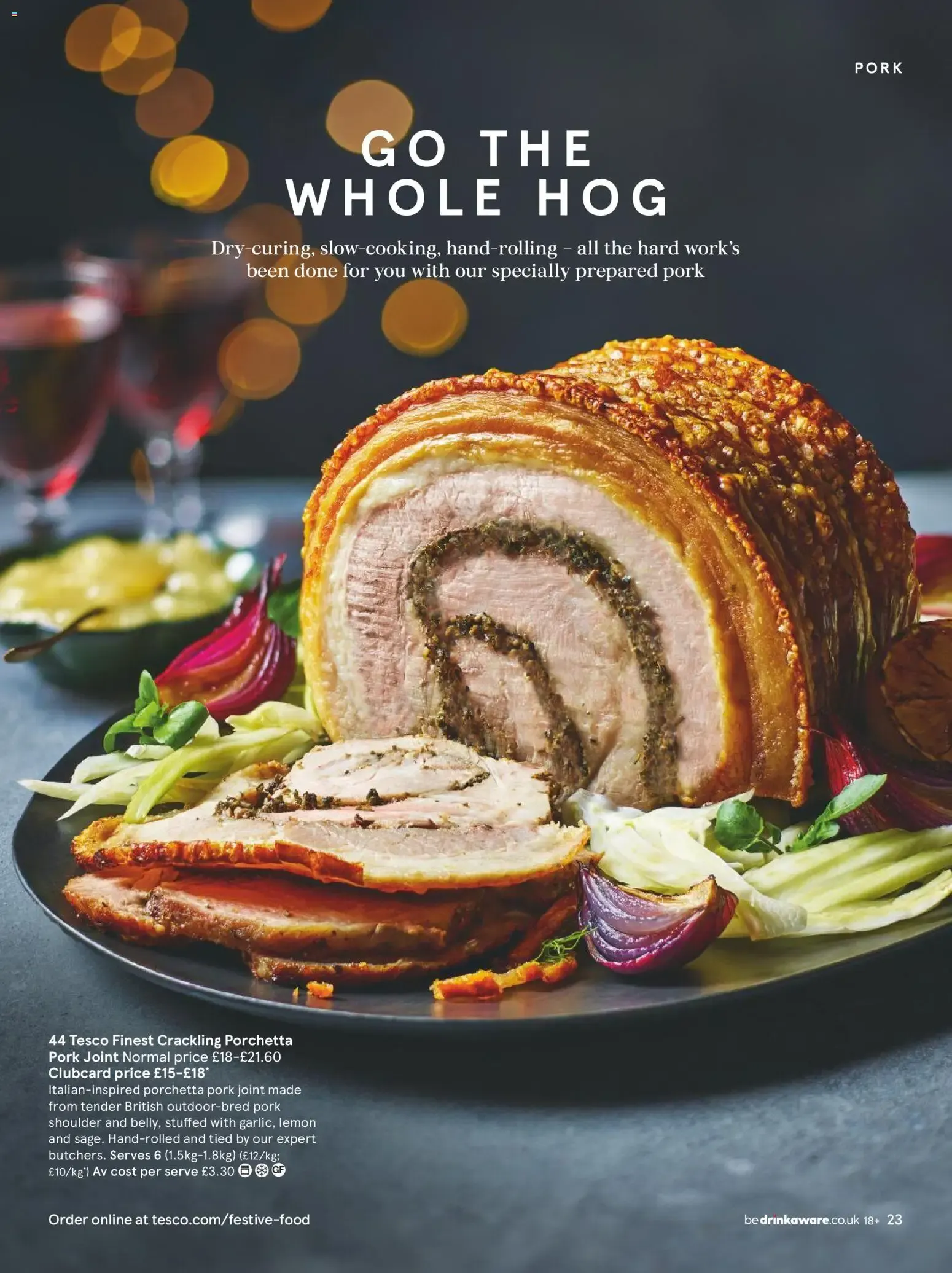 TESCO finest FESTIVE FOOD TO ORDER from 1 October to 31 October 2026 - Catalogue Page 23