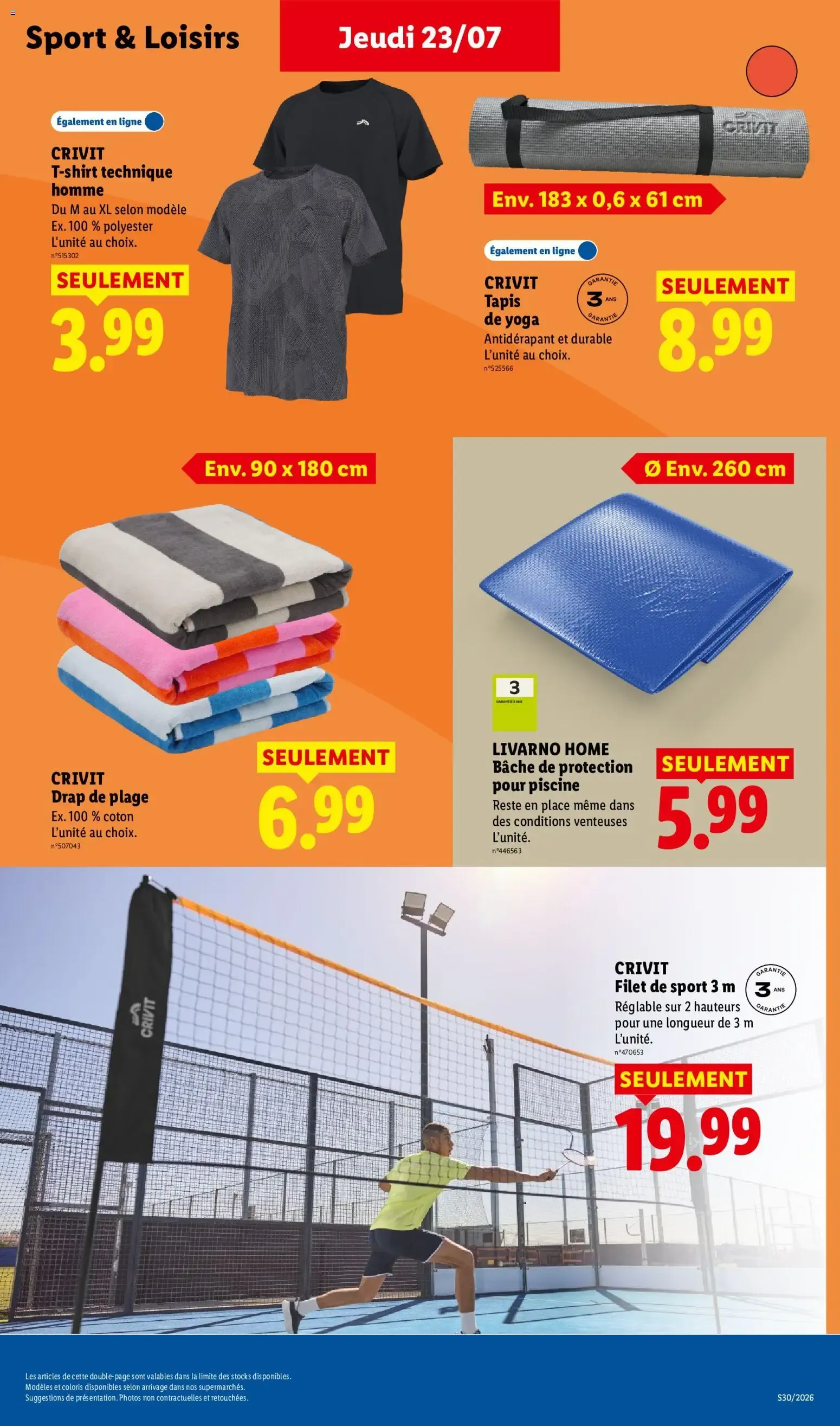 Catalogue LIDL du 23/07/2026 | Promo prospectus en ligne du 23 juillet au 29 juillet 2026 - Catalogue page 47