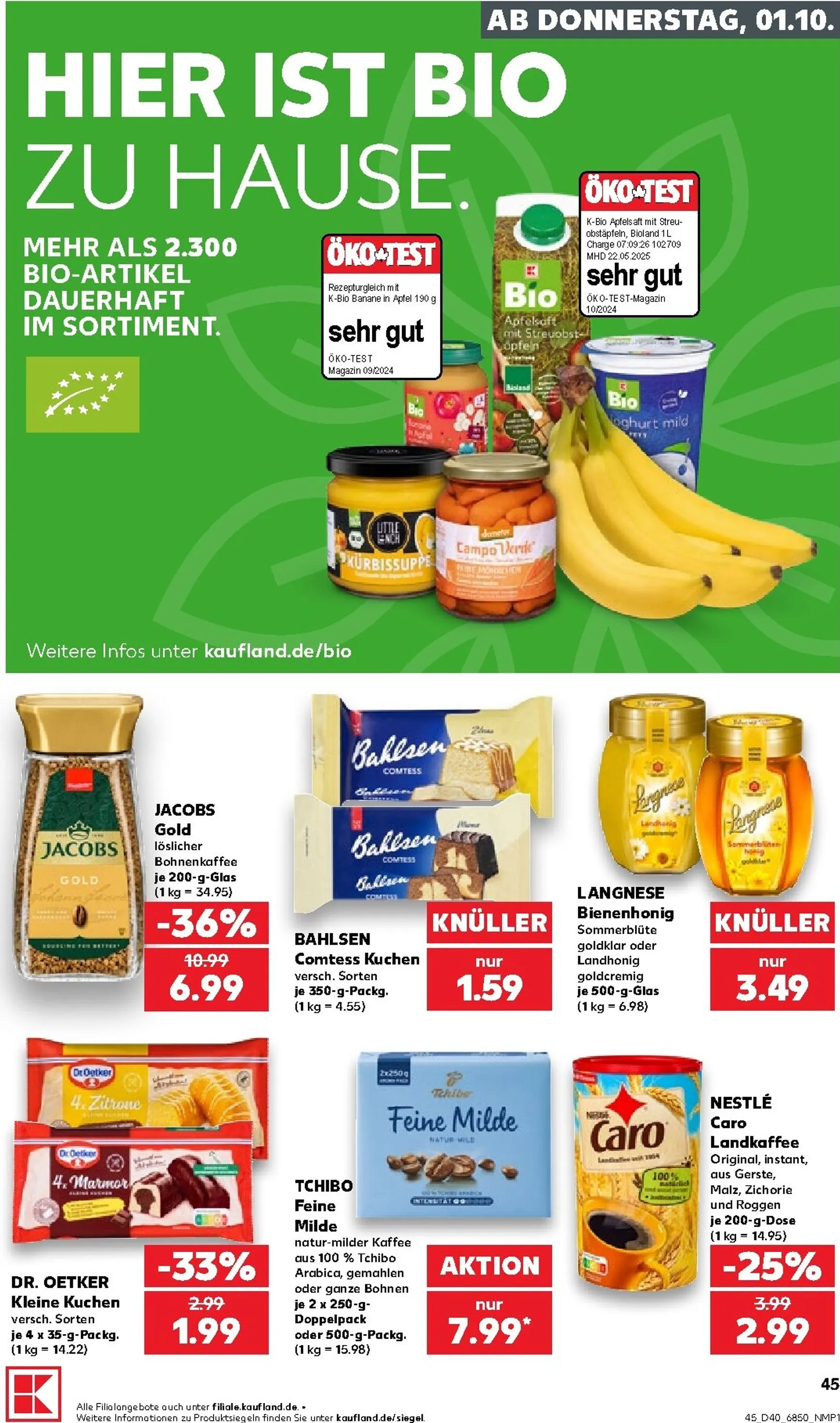 Neuer Kaufland Prospekt – von Donnerstag 01.10.2026 bis Mittwoch 07.10.2026 von 1. Oktober bis 7. Oktober 2026 - Prospekt seite 46