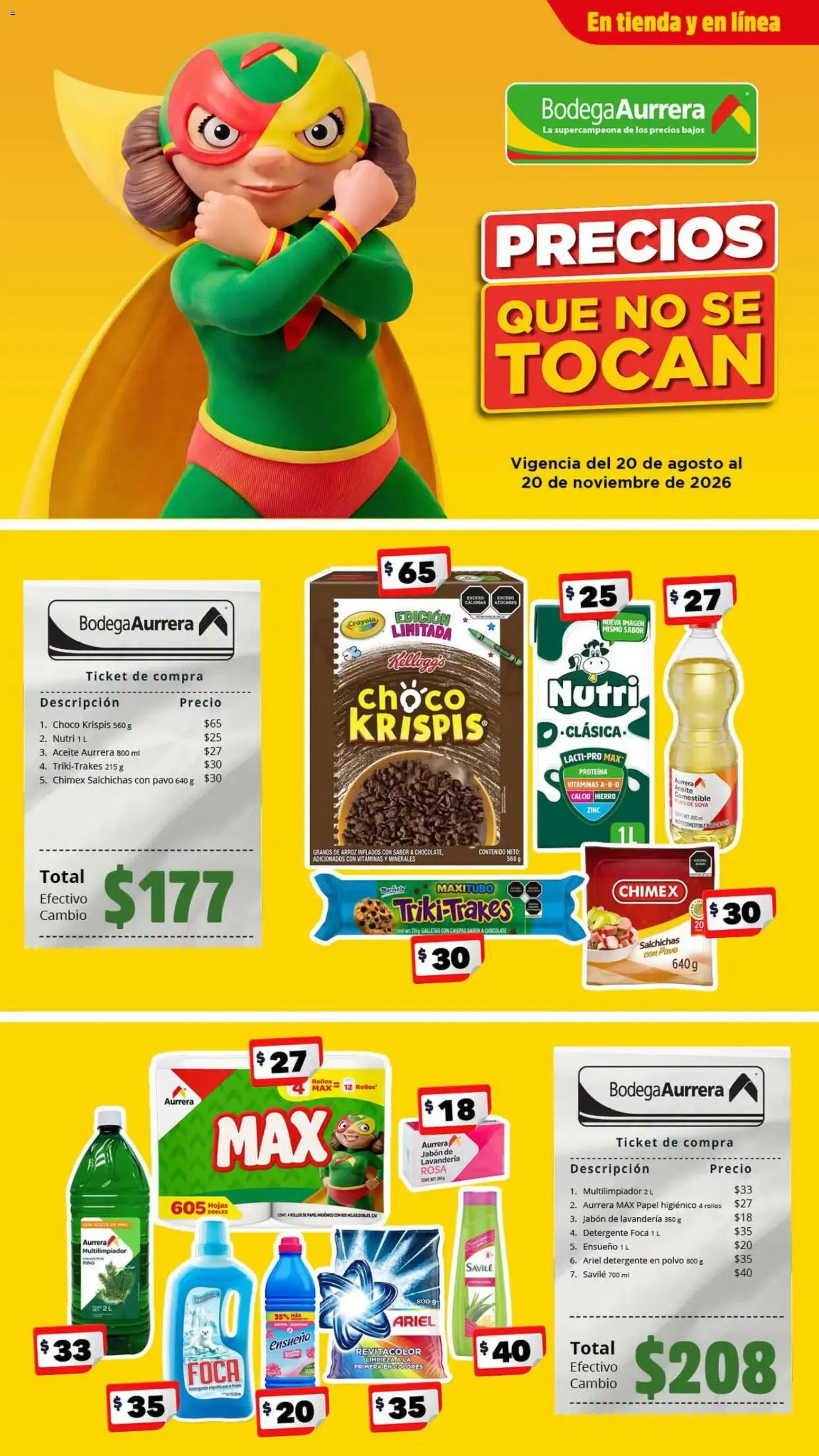 Catálogo de Precios que no se tocan 20 de agosto al 20 de noviembre 2026 - Pagina 1