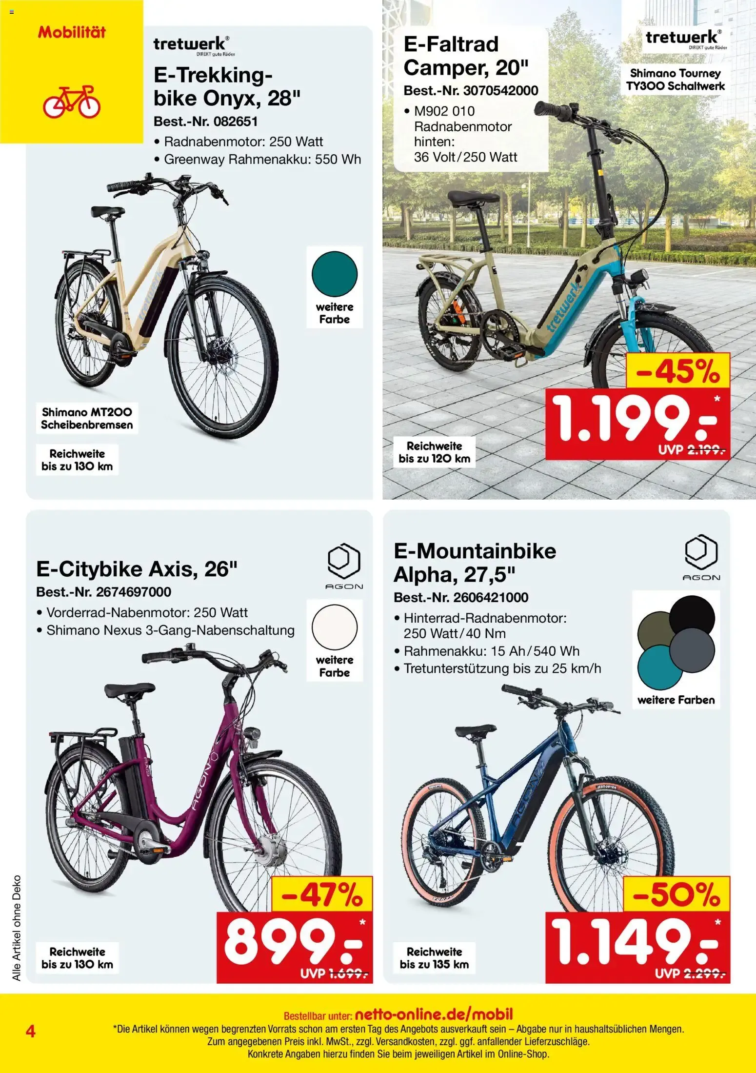 Netto Marken-Discount: E-SUV S5G Centro E-Bike von 1. August bis 31. August 2026 - Prospekt seite 4