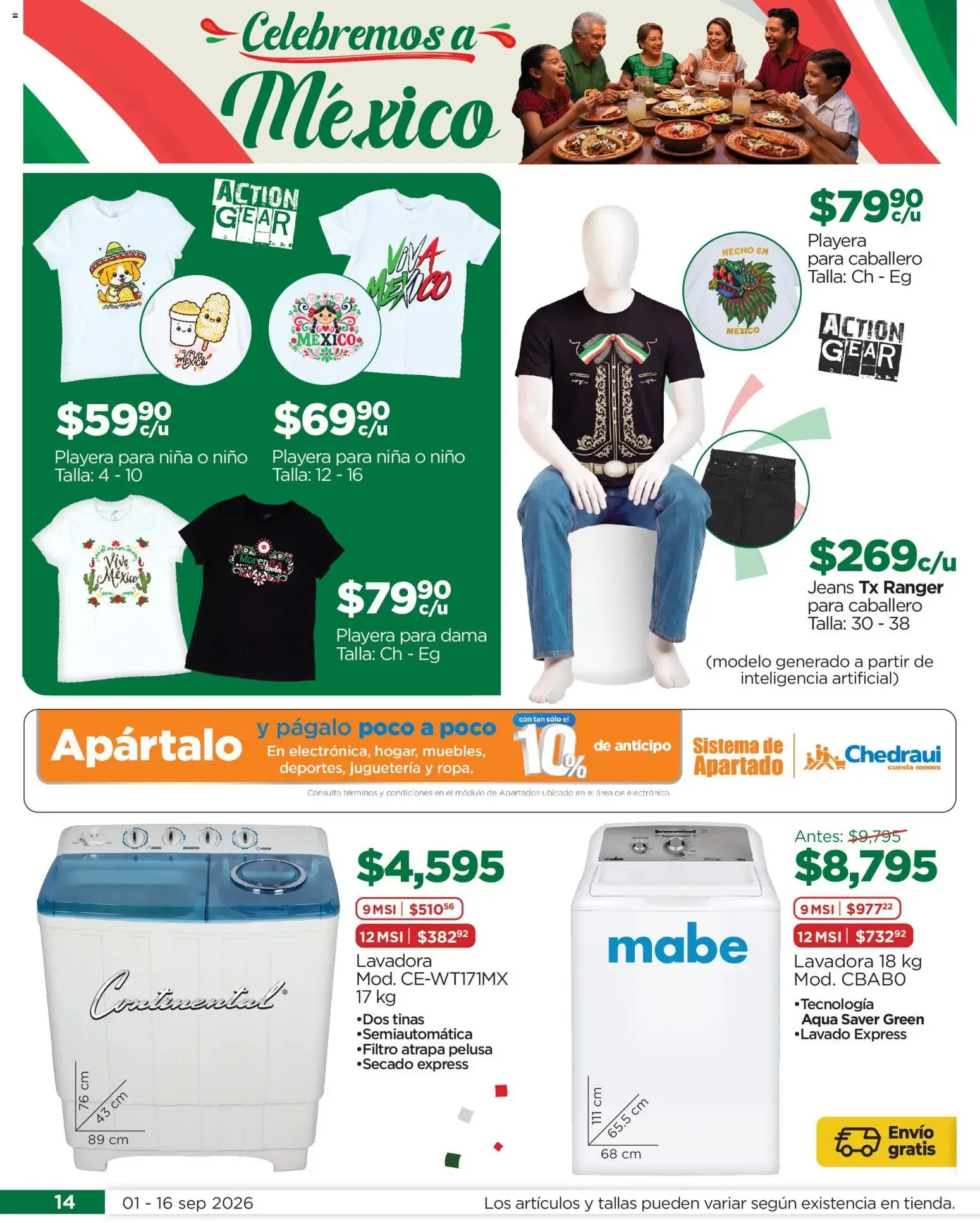 Catálogo de Chedraui Celebremos a México (01/09/2026 - 16/09/2026) - catálogo en línea 1 de septiembre al 16 de septiembre 2026 - Pagina 14