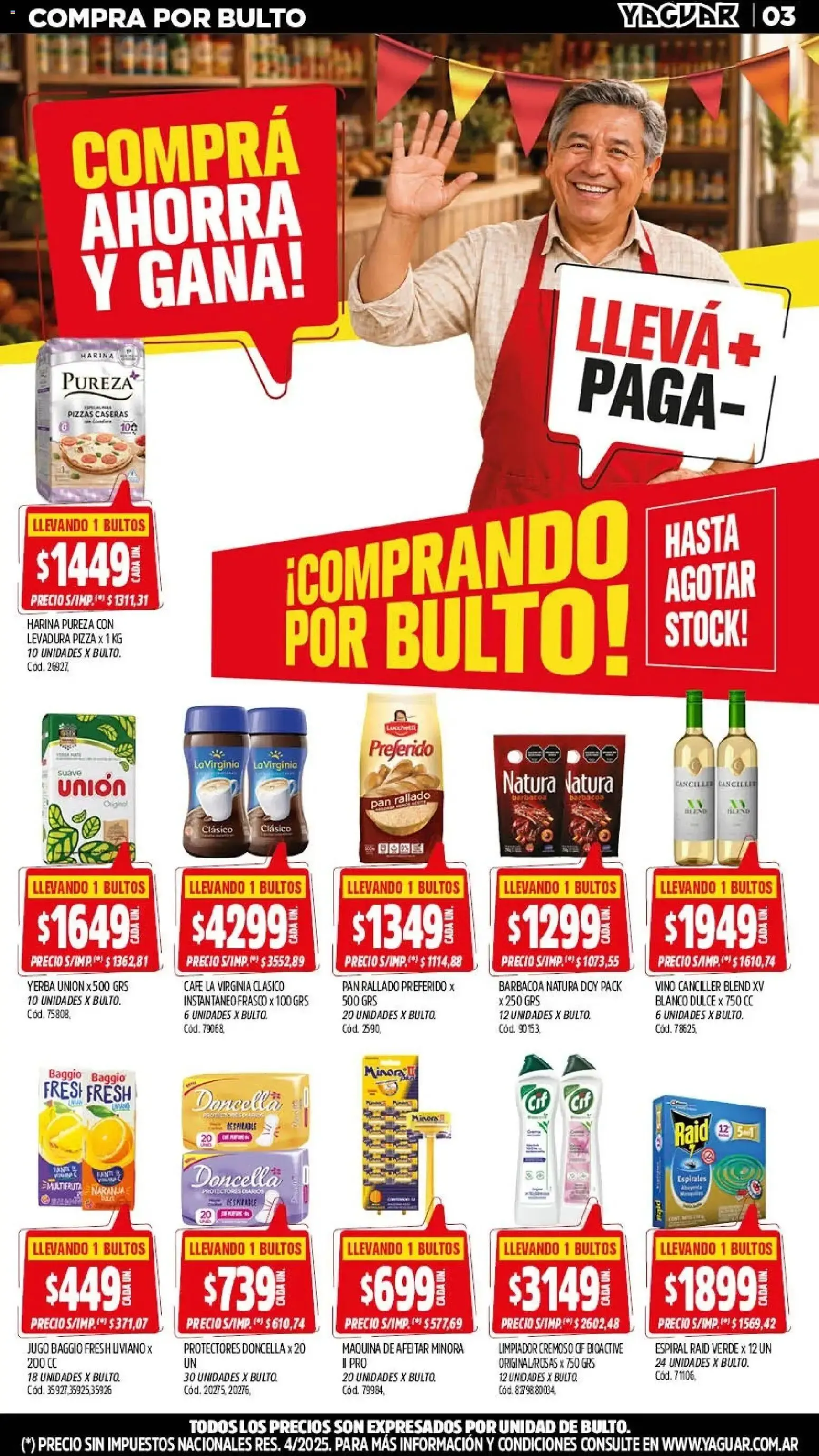 Ofertas de Mayorista Yaguar - Mes del Almacenero - P. Chacabuco 21 de septiembre al 27 de septiembre 2026 - Página 3 del catálogo