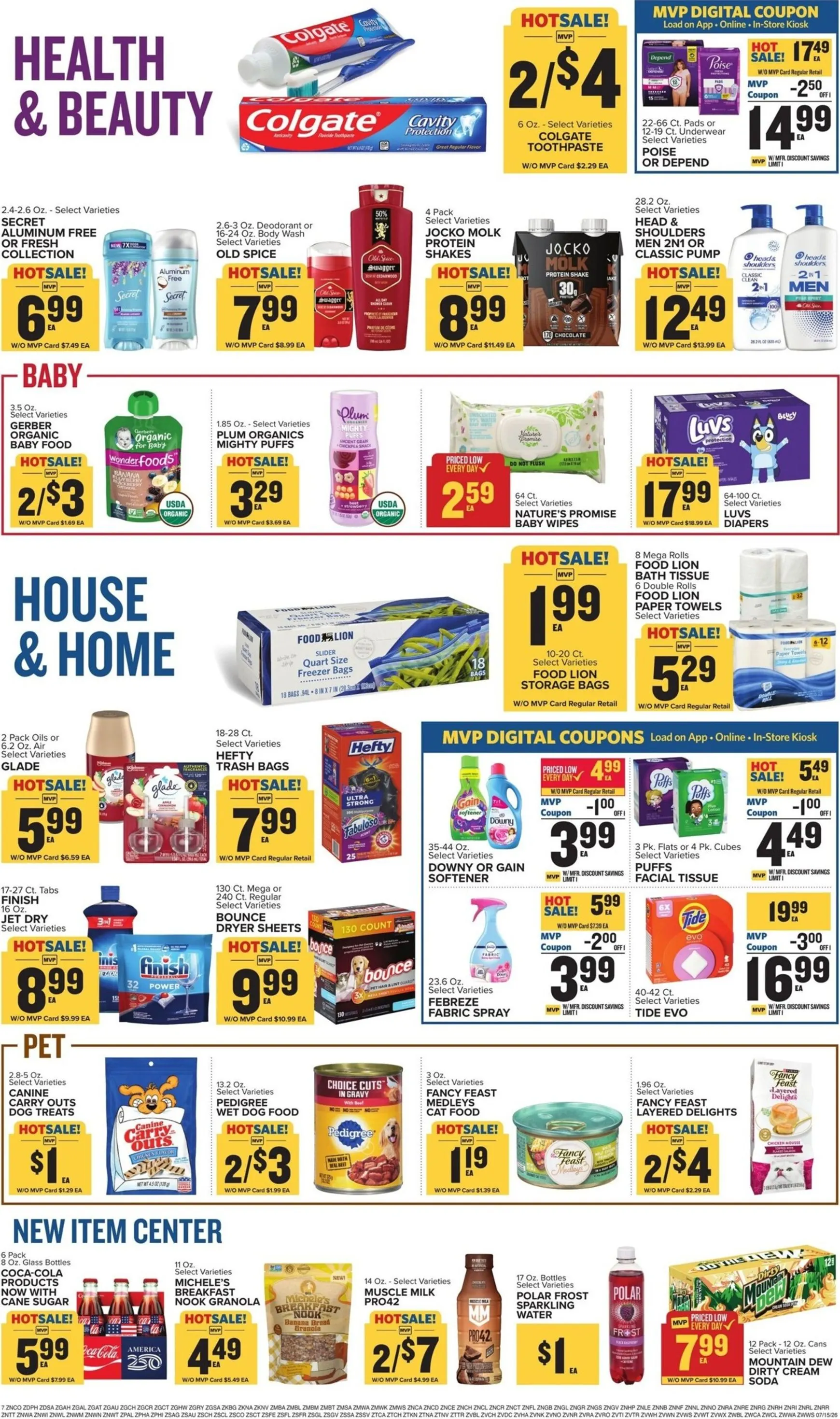 Weekly ad Food Lion Sunny Savings for Summer Hot Sale from July 15 to July 21 2026 - Page 13