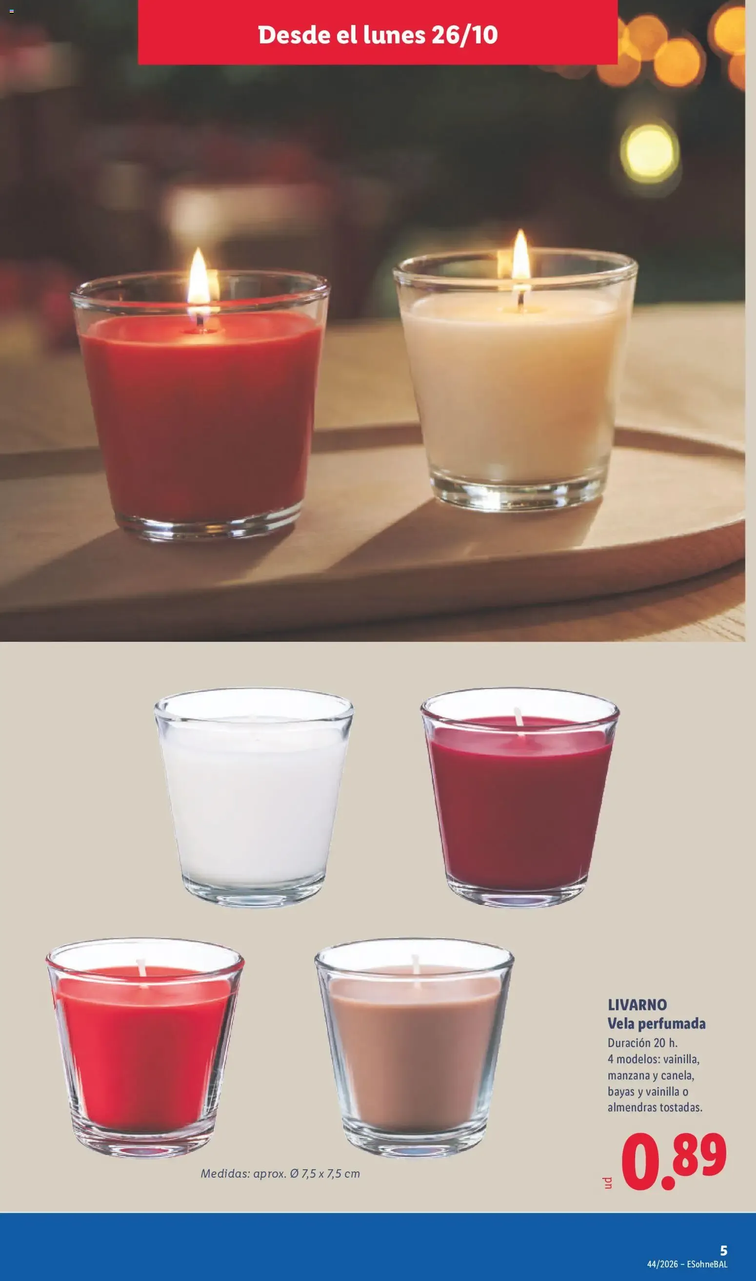 Catálogo de Lidl folleto de bazar del 26/10/2026 | Ofertas 26 de octubre al 1 de noviembre 2026 - Página 15