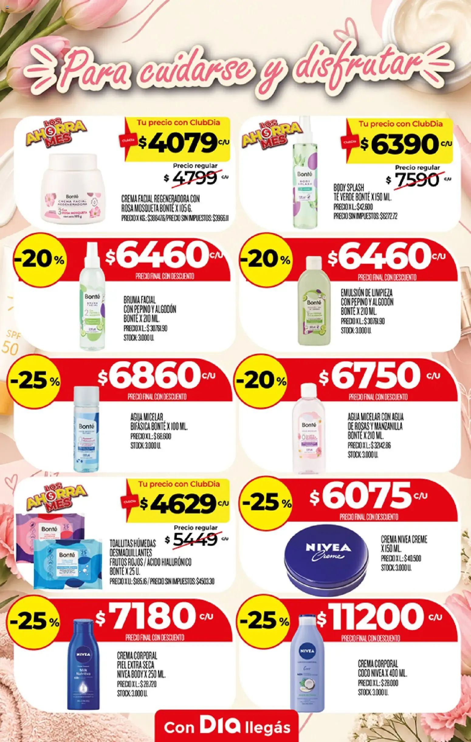 Ofertas de Para cuidarse y disfrutar 14 de octubre al 19 de octubre 2026 - Página 1 del catálogo