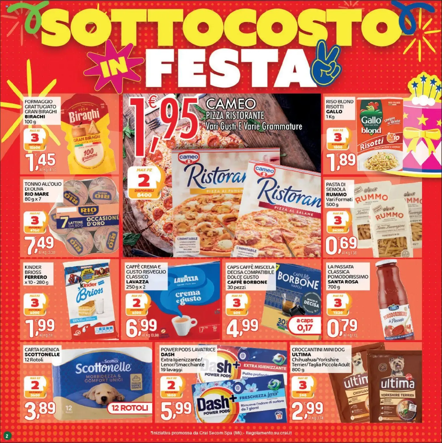 CRAI Sottocosto in Festa - Grande Anniversario da 29 ottobre a 7 novembre di 2026 - Pagina del volantino 2