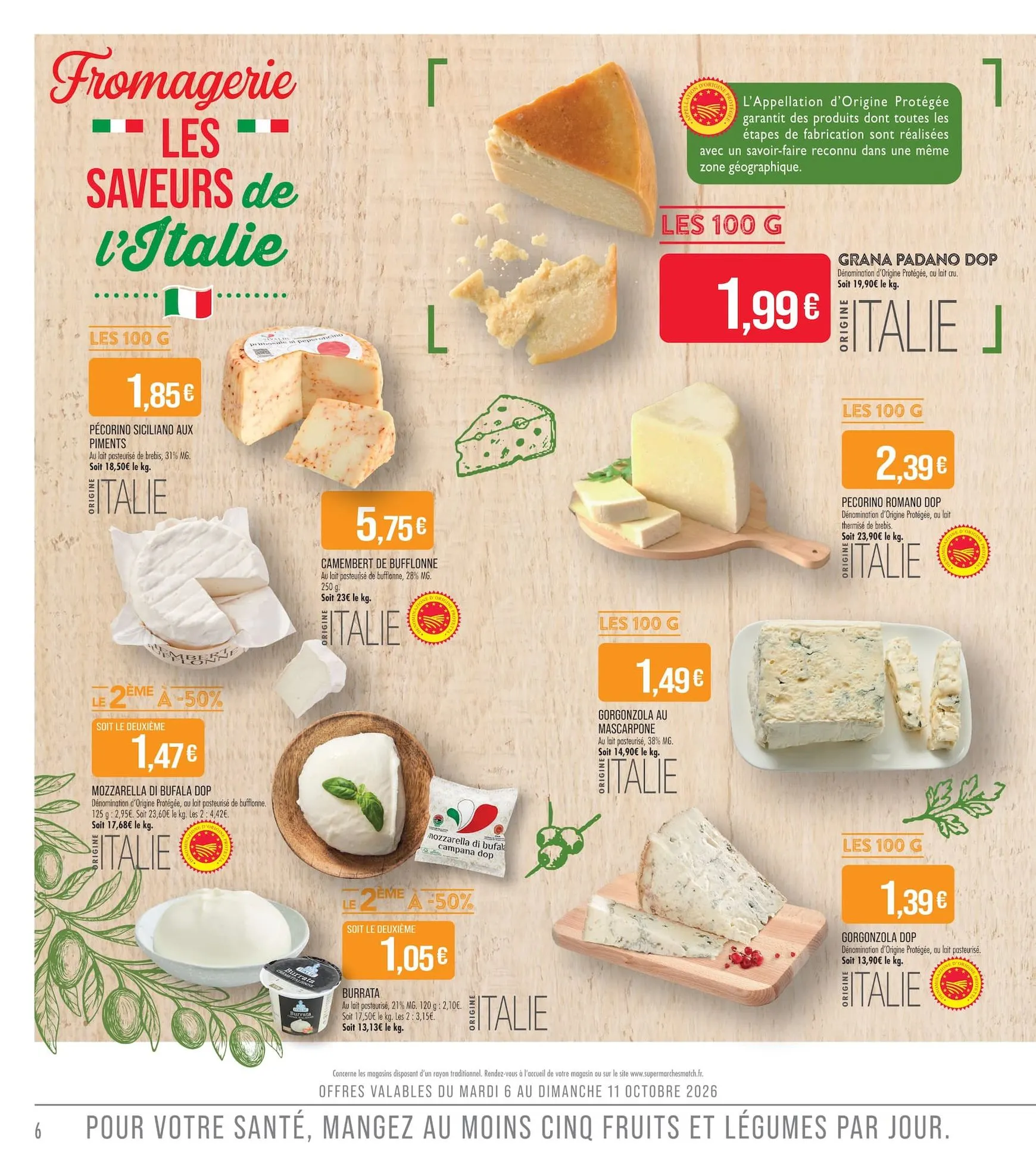 Supermarché Match - Fête Charcutier du 6 octobre au 18 octobre 2026 - Catalogue page 6