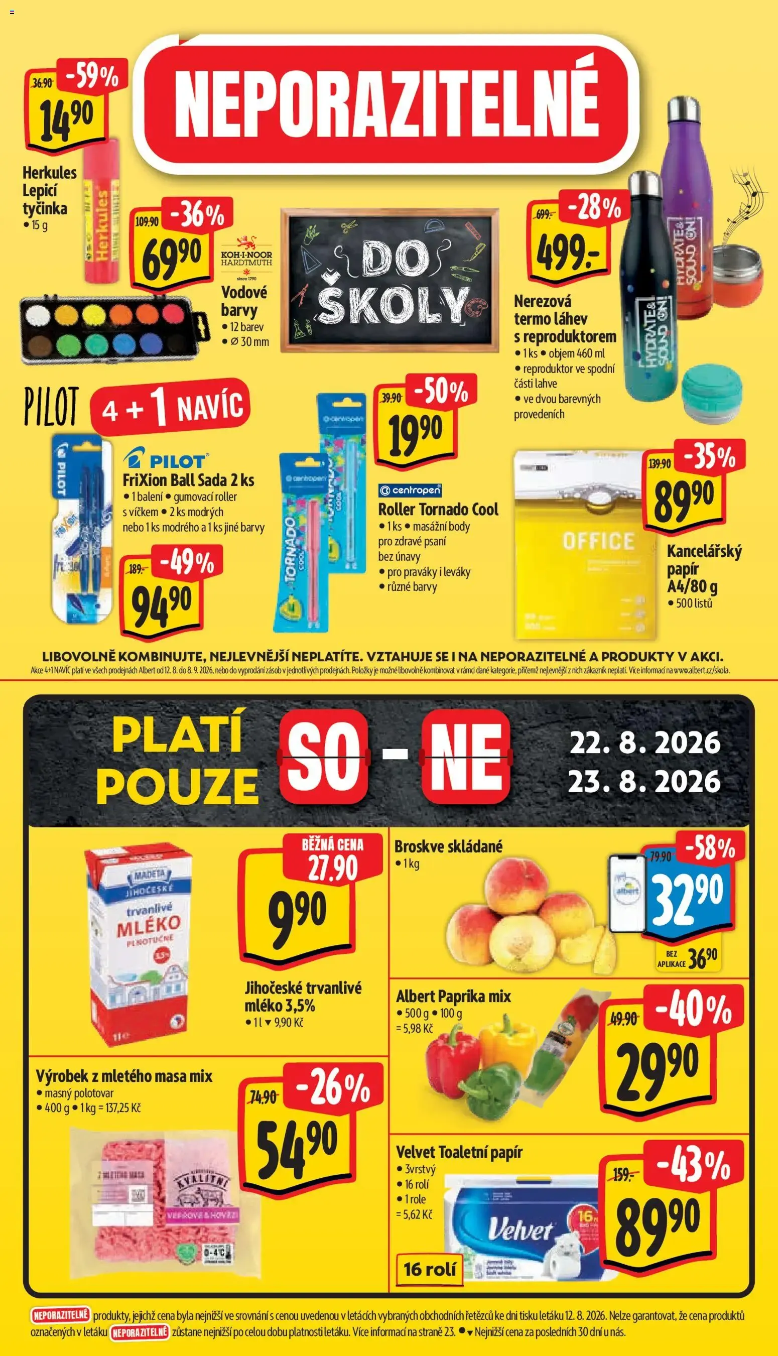 Albert leták - Hypermarket od 19.08.2026 - Akční leták - 19. srpna 25. srpna 2026 - Page 60