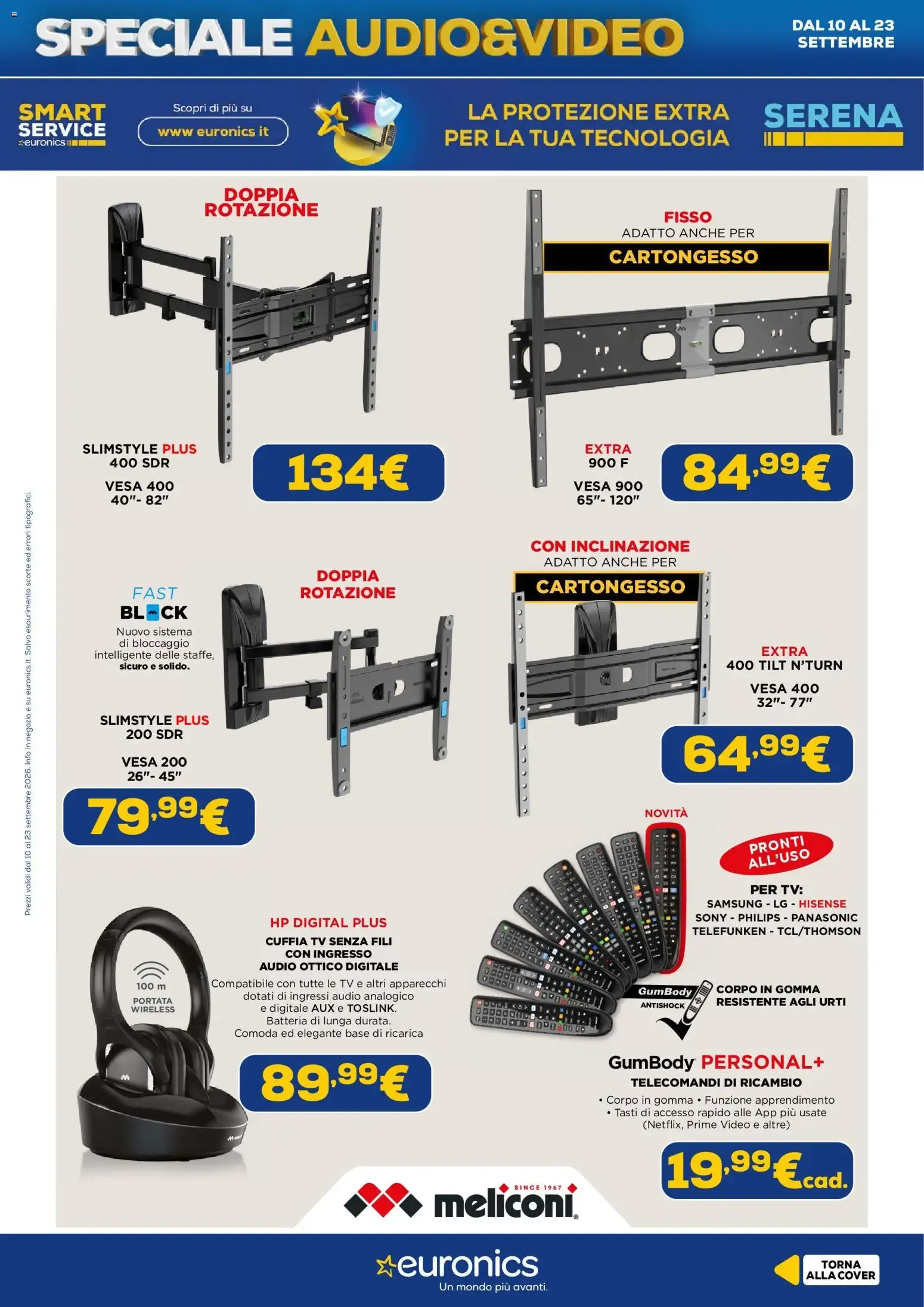 Nuovo Euronics volantino Audio Video dal 10/09/2026 > offerte anteprima 🛍️ da 10 settembre a 23 settembre di 2026 - Pagina del volantino 19