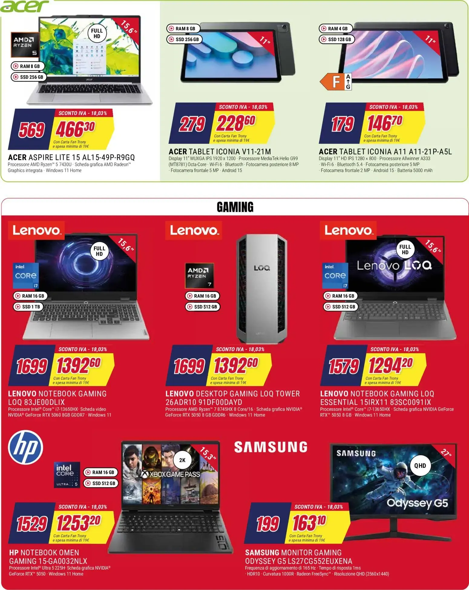 Trony - SCONTO IVA - Dall'1 al 15 ottobre da 1 ottobre a 15 ottobre di 2026 - Pagina del volantino 29