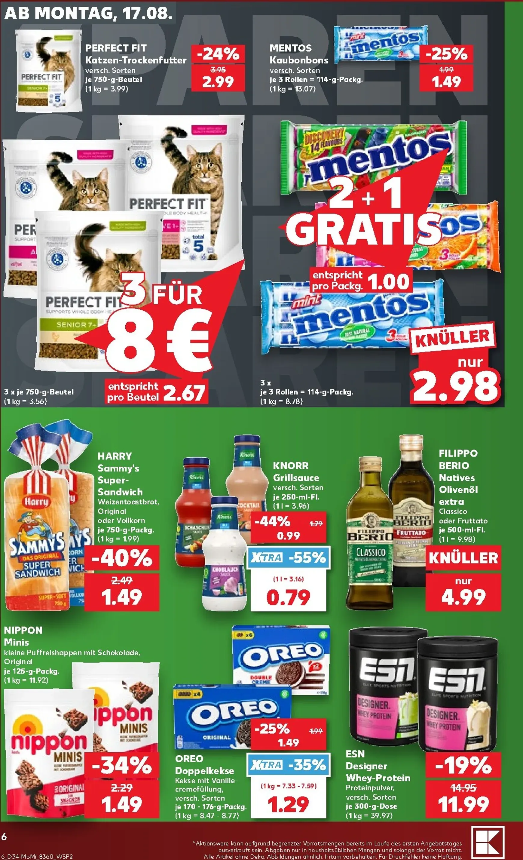 Kaufland - Richtig Sparen Prospekt nächste Woche – von Montag 17.08.2026 bis Mittwoch 19.08.2026 von 17. August bis 19. August 2026 - Prospekt seite 6