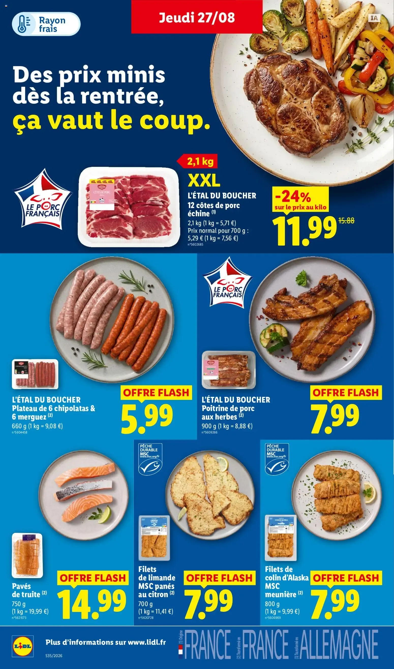 LIDL La rentrée des économies du 27 août au 2 septembre 2026 - Catalogue page 10