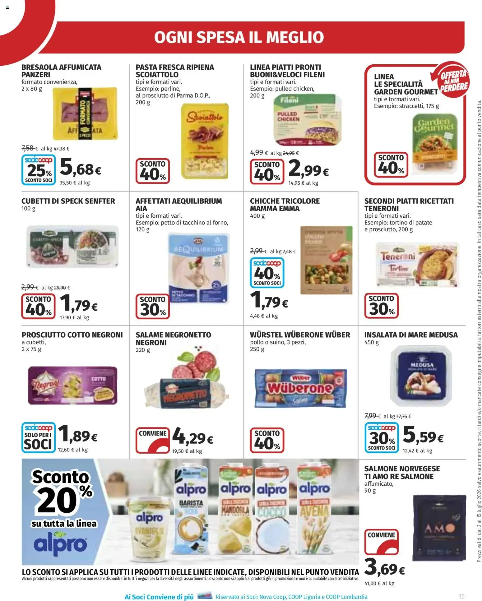 Anteprima volantino Ipercoop dal 02/07/2026 - nuovo offerte da 2 luglio a 15 luglio di 2026 - Pagina del volantino 15