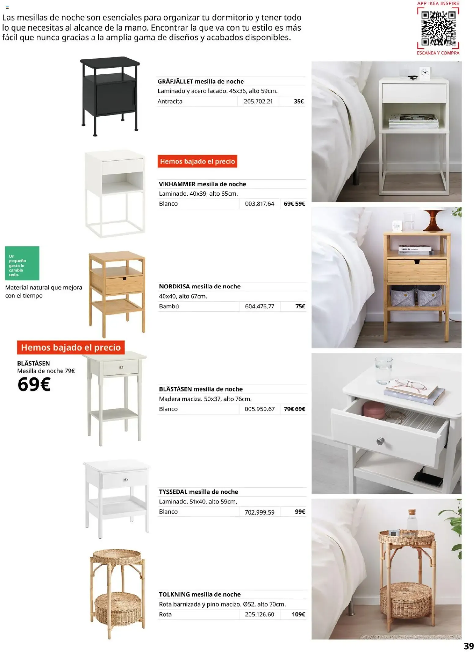 Catálogo de IKEA - Guía de Compra Muebles para el Dormitorio 1 de septiembre al 31 de enero 2027 - Página 39