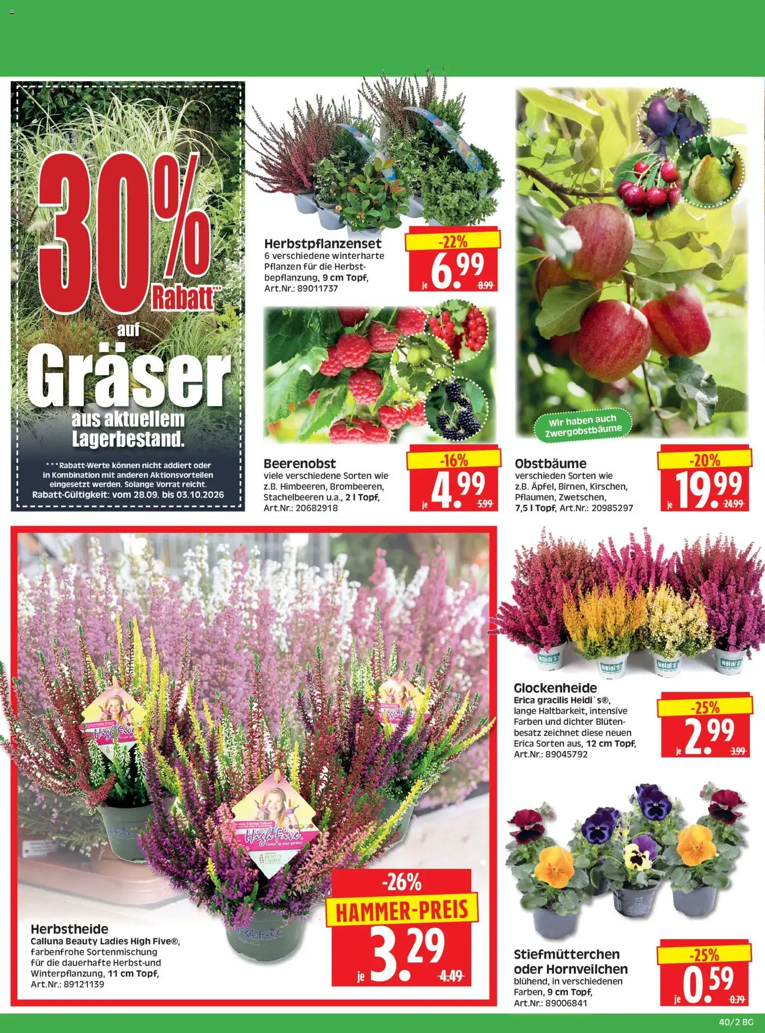 HERKULES Bau & Garten (ab 28.09.2026) zum Blättern von 28. September bis 2. Oktober 2026 - Prospekt seite 2