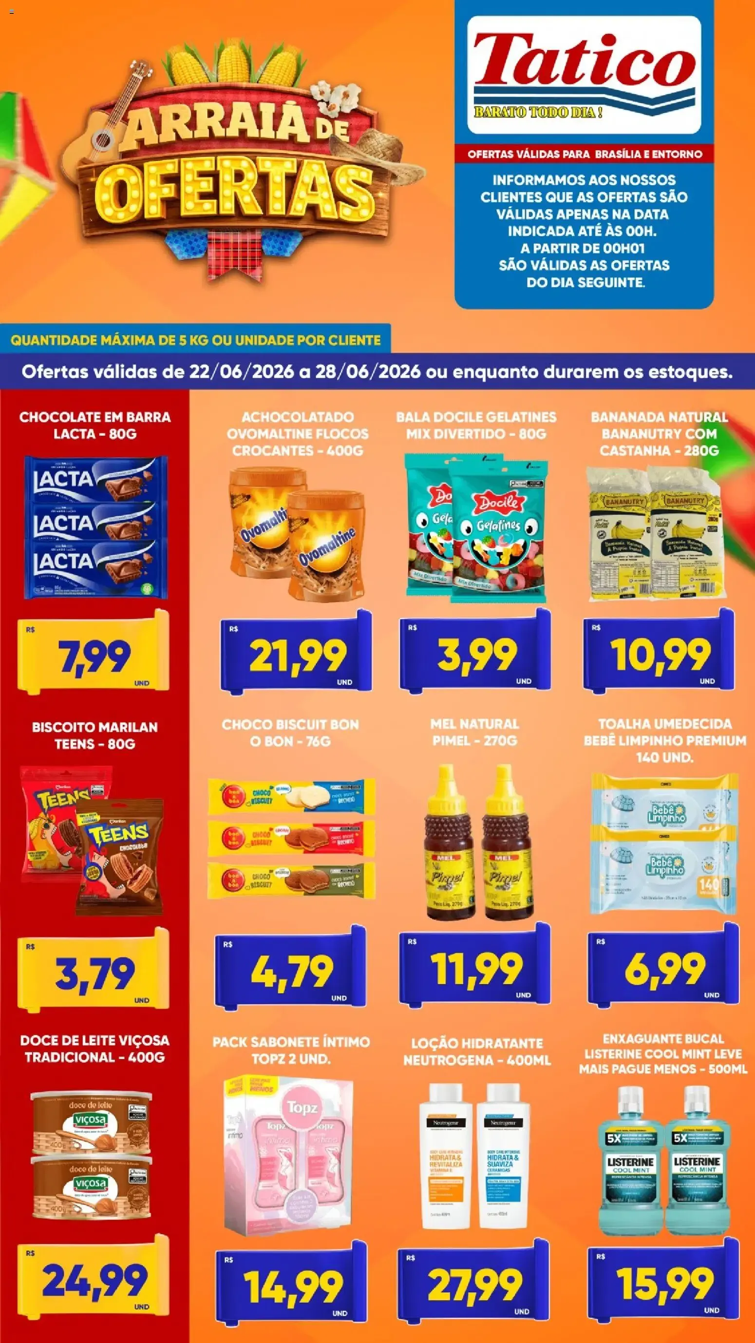 Encarte de Tatico - Arraia de Ofertas 22 de junho até 28 de junho 2026 - Pagina 7