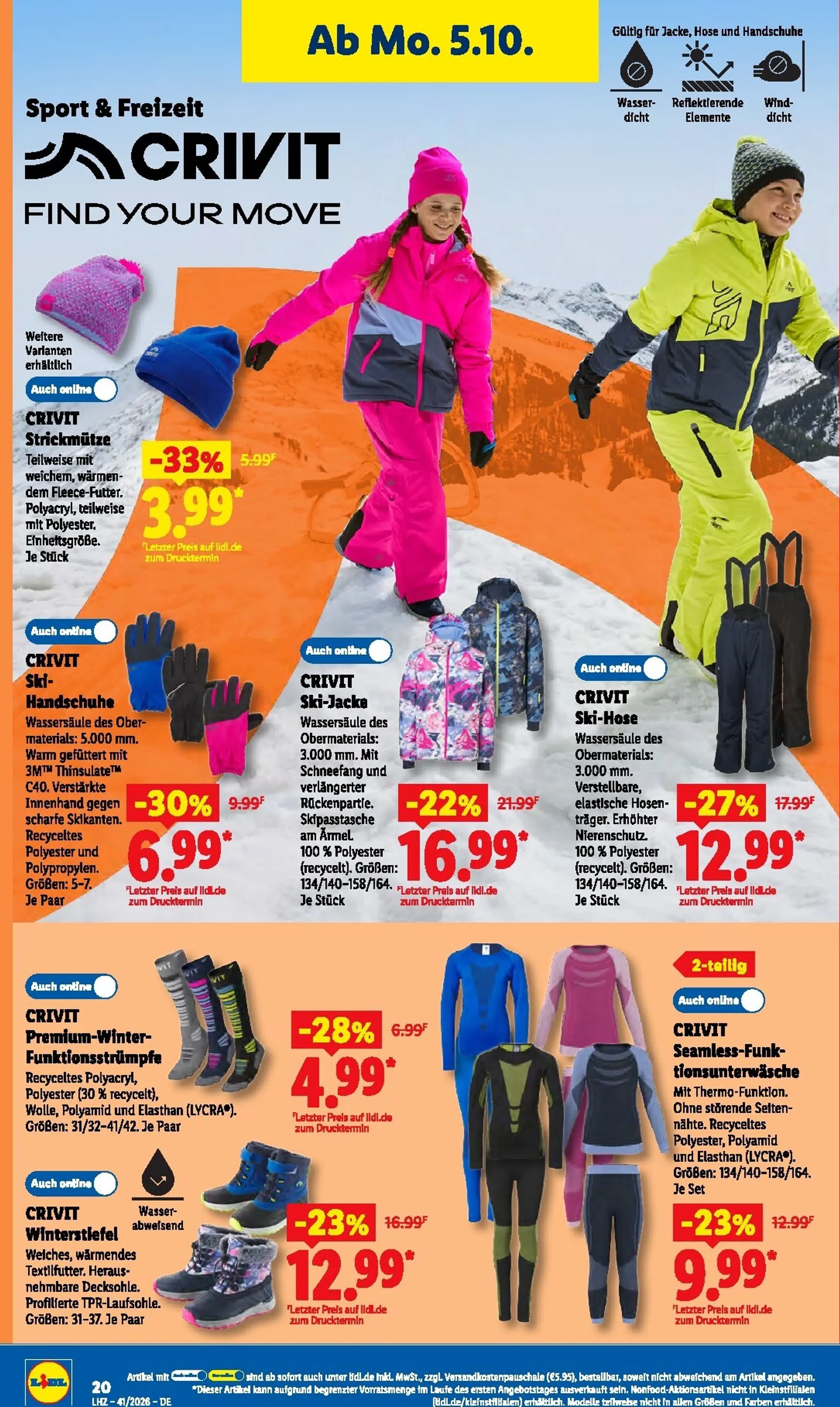 Lidl Prospekt nächste Woche – von Montag 05.10.2026 bis Samstag 10.10.2026 von 5. Oktober bis 10. Oktober 2026 - Prospekt seite 39
